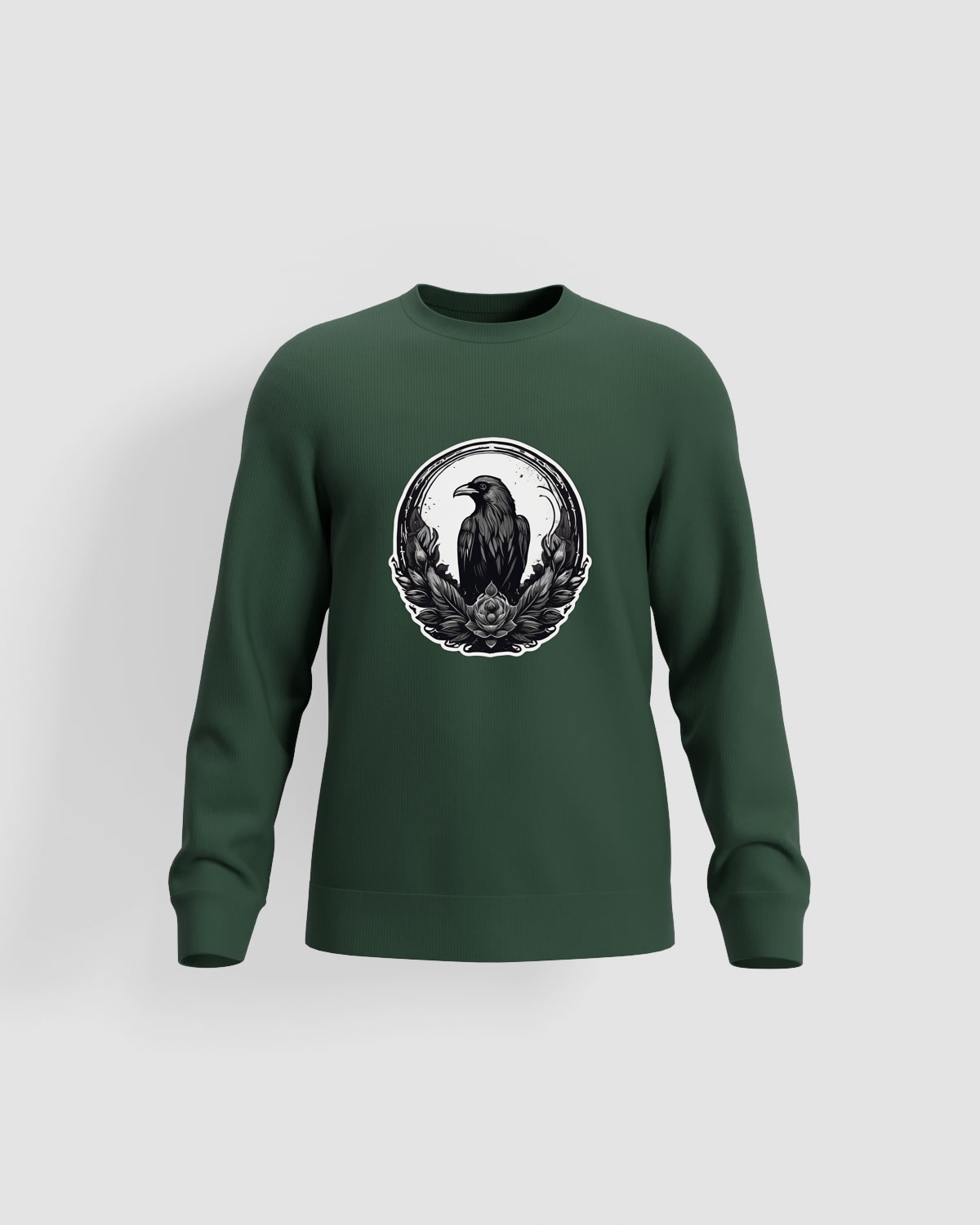 Hoodie, customizable, 80% cotton, Green
