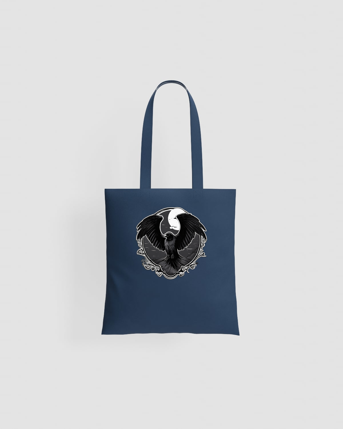 Tote bag, customizable, 100% cotton, unisex, Blue