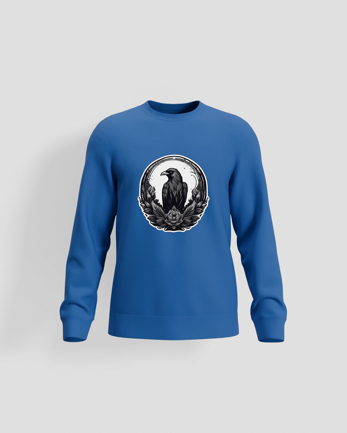 Hoodie, customizable, 80% cotton, Blue