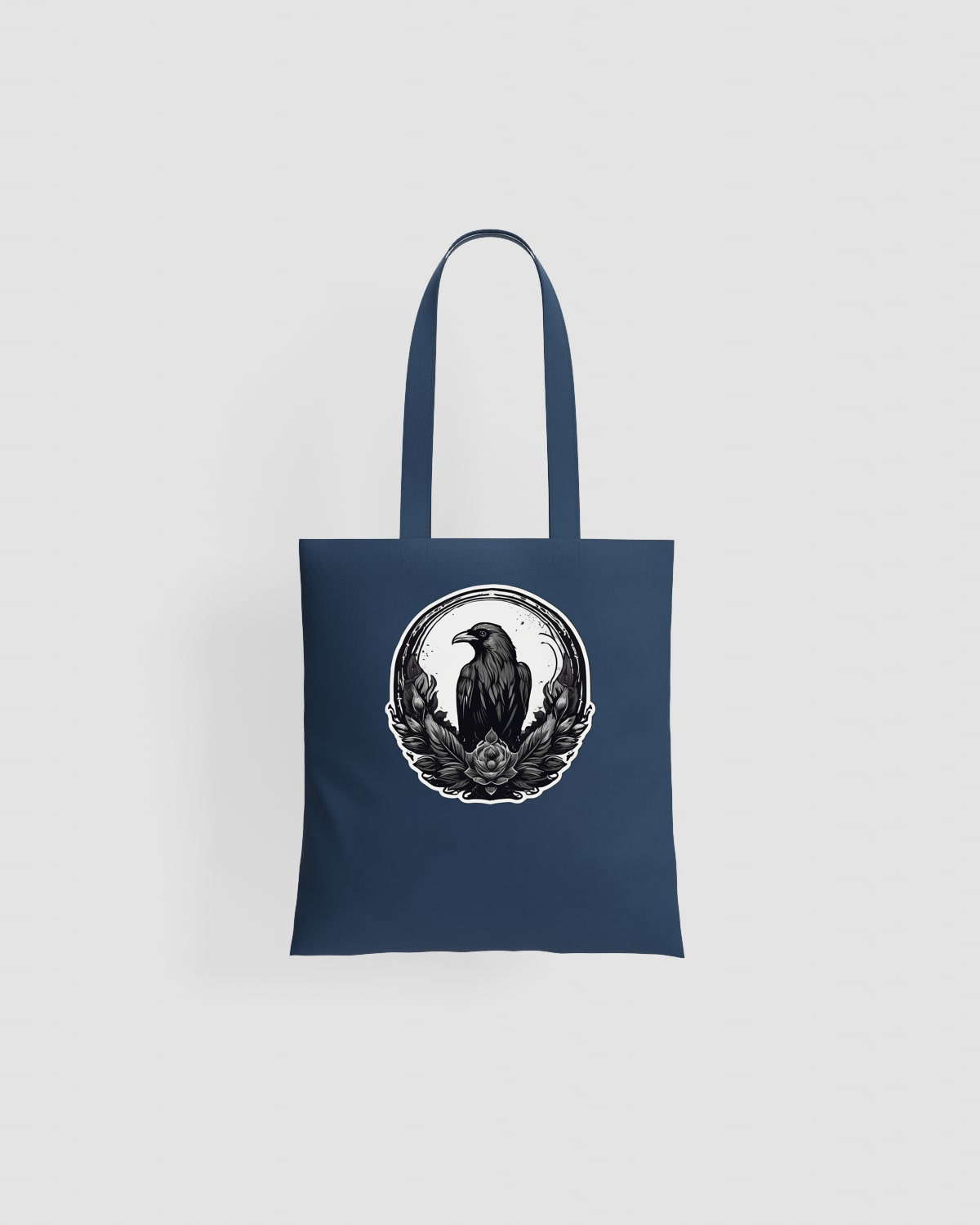 Tote bag, customizable, 100% cotton, unisex, Blue