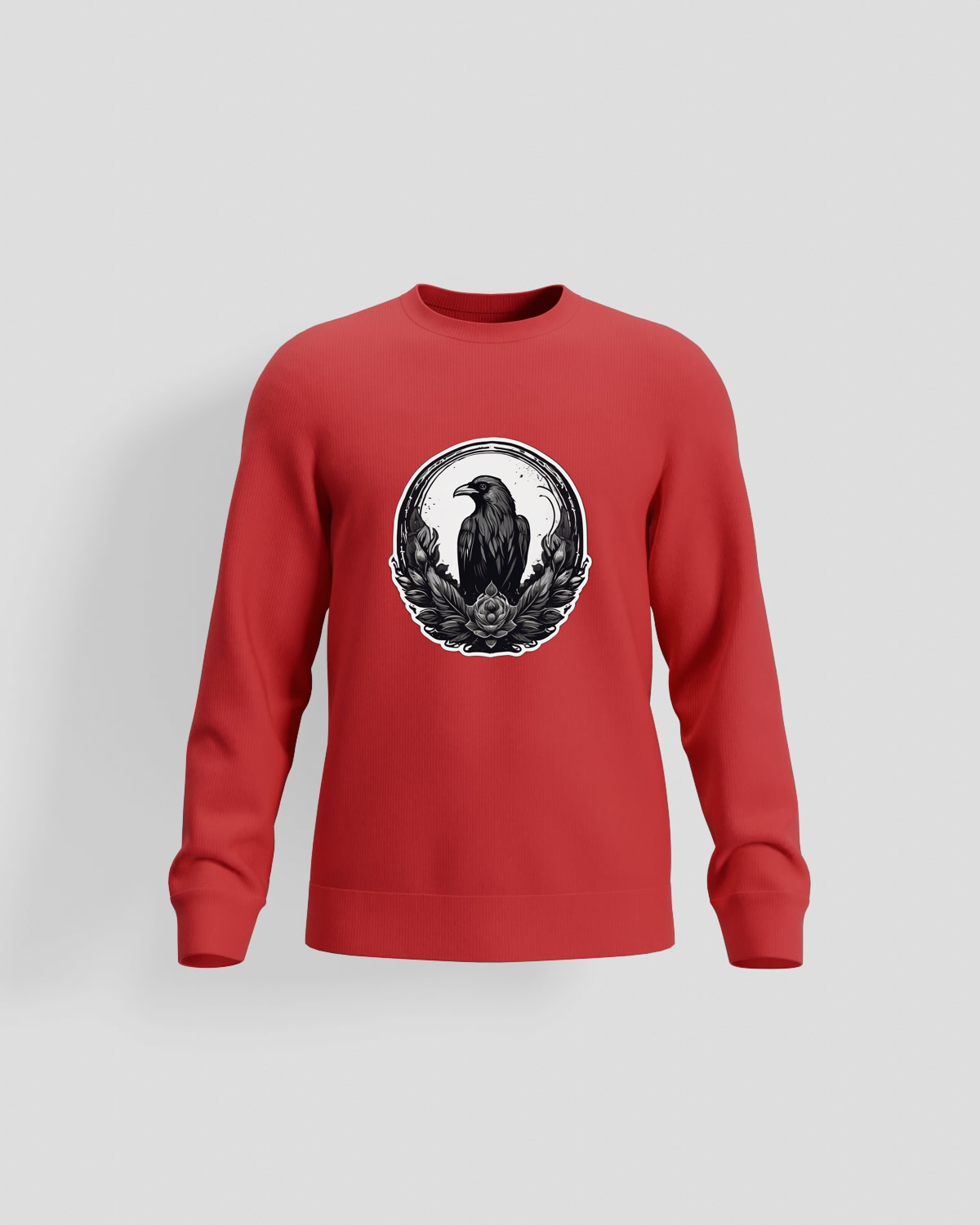 Hoodie, customizable, 80% cotton, Red