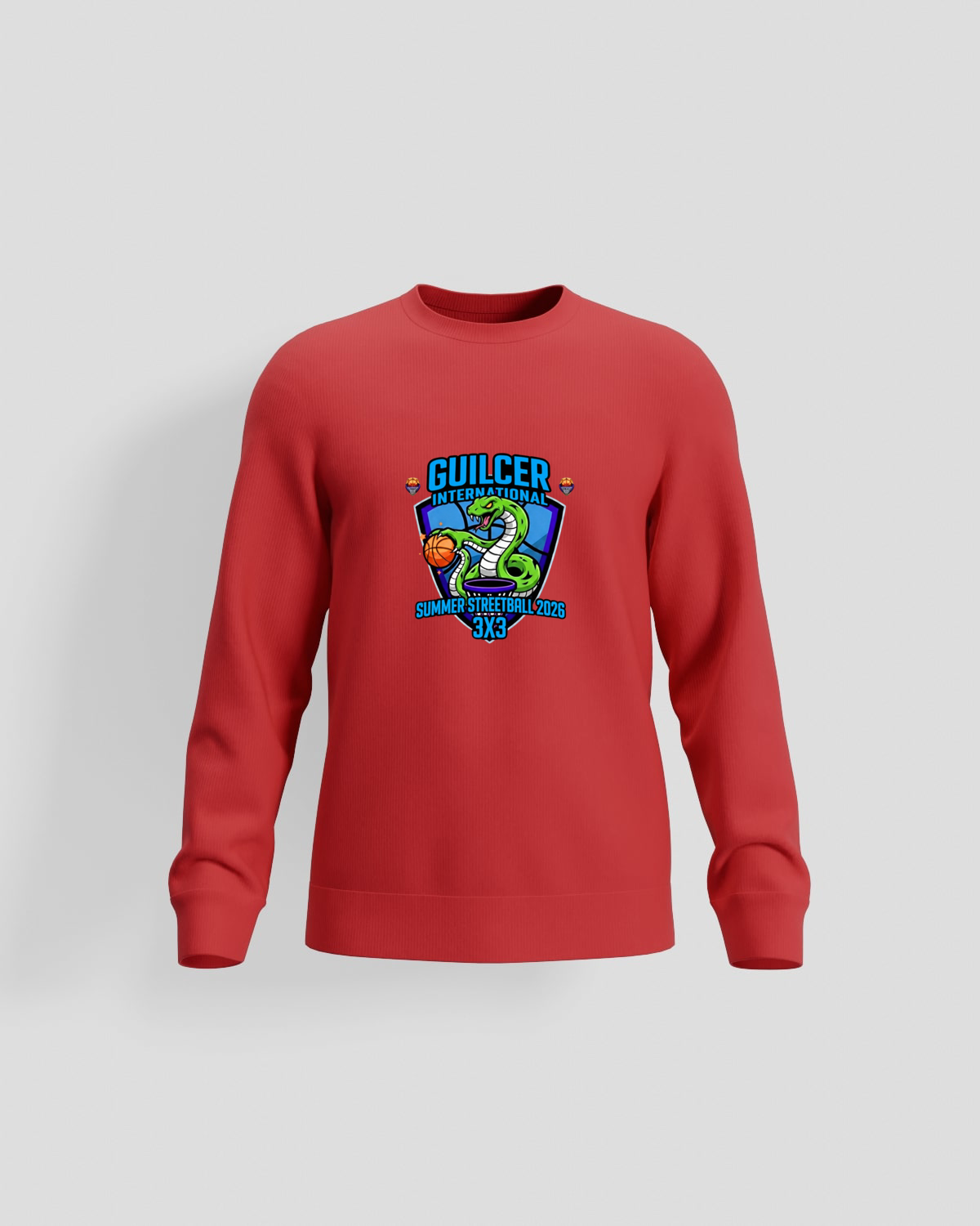 Sweatshirt con logo nero e sfondo trasparente