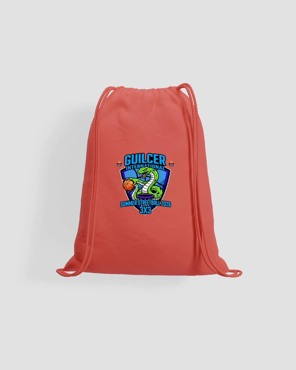 Borsa a tracolla verde con logo arancione e sfondo trasparente 0