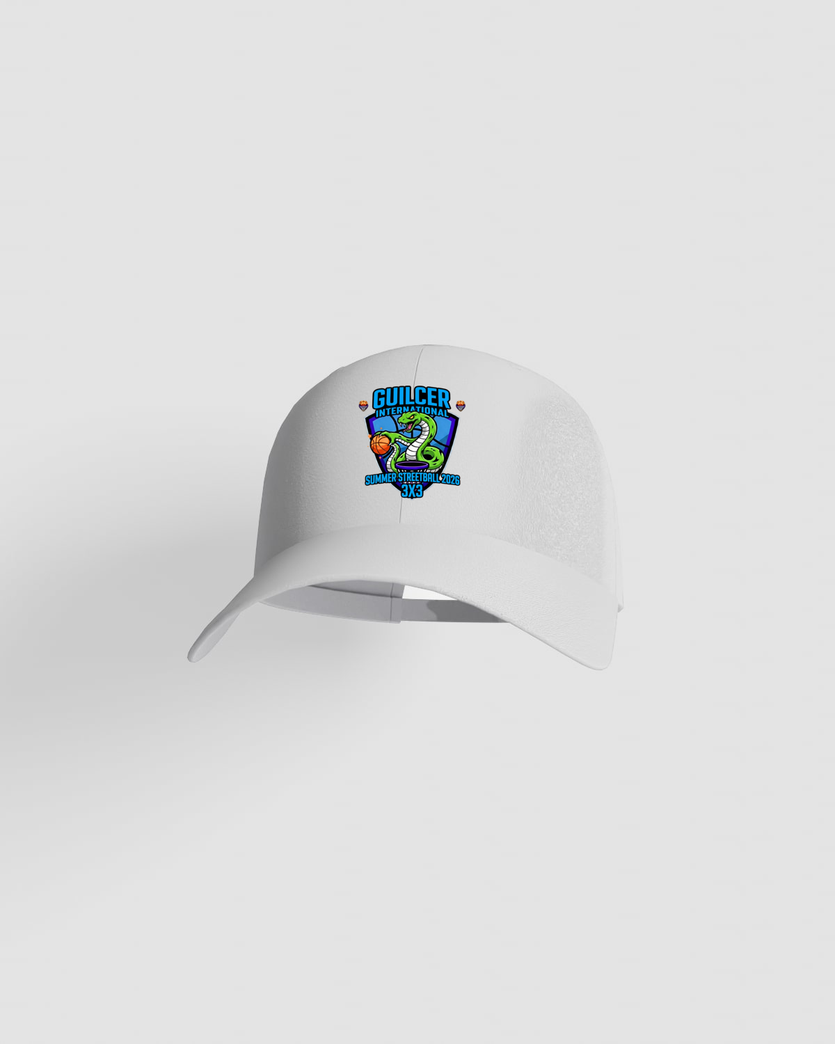 Cappelli con logo serpente verde e pallone arancione 0