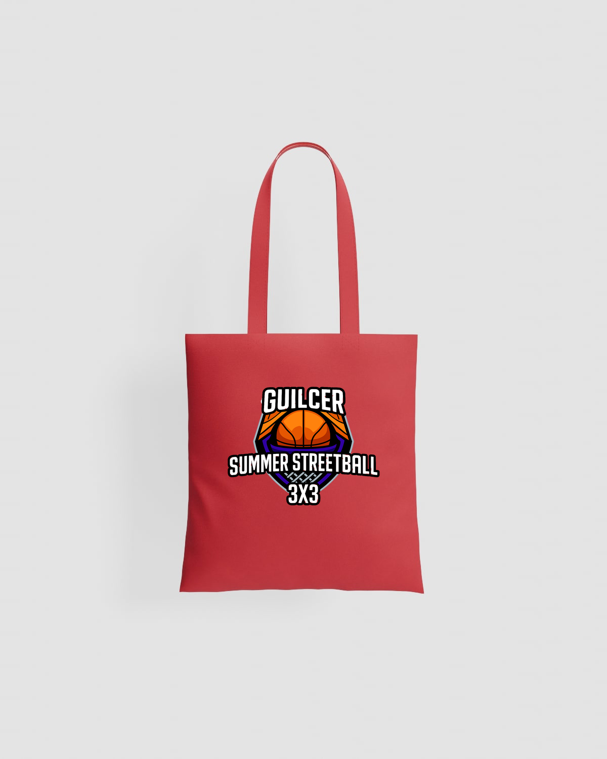 Tote bag personalizzabile 100% cotone Rosso