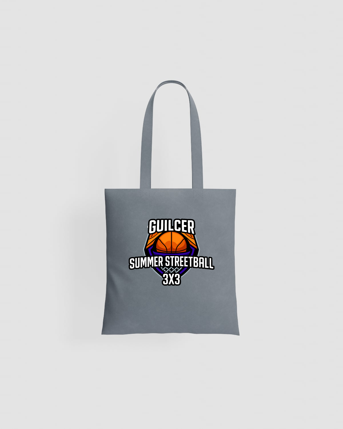 Tote bag personalizzabile 100% cotone Grigio