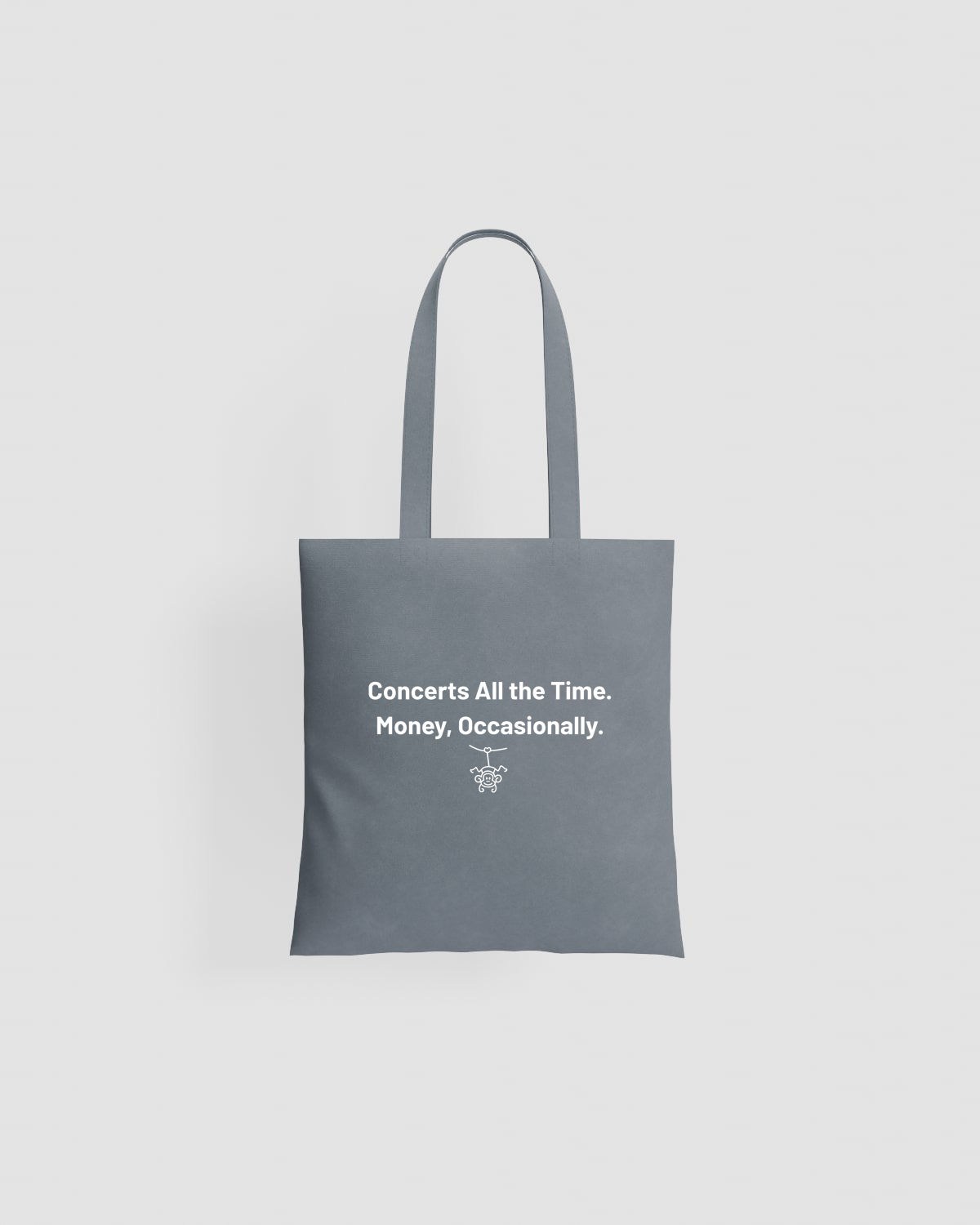 Tote Bag with Clock and Quote 0