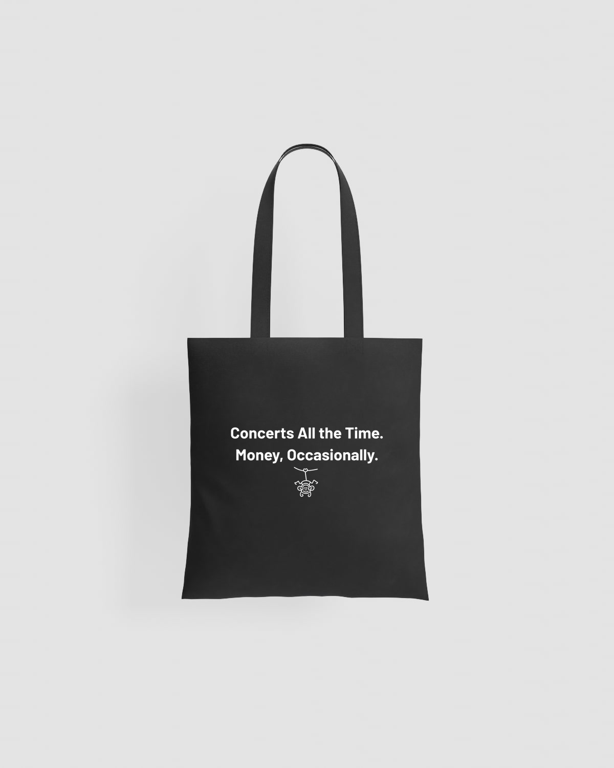 Tote Bag with Clock and Quote 0