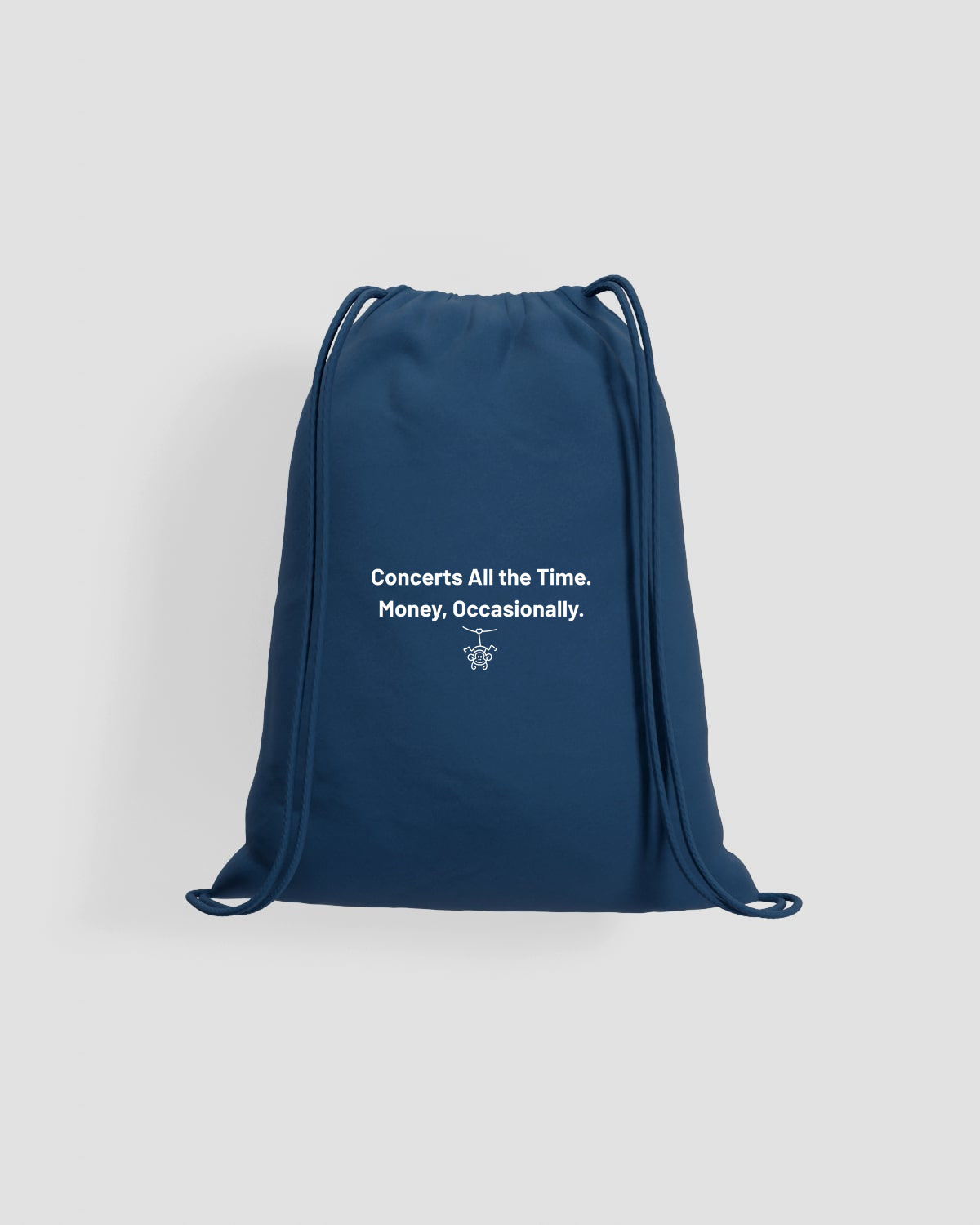 Drawstring Bag Clock Quote 0