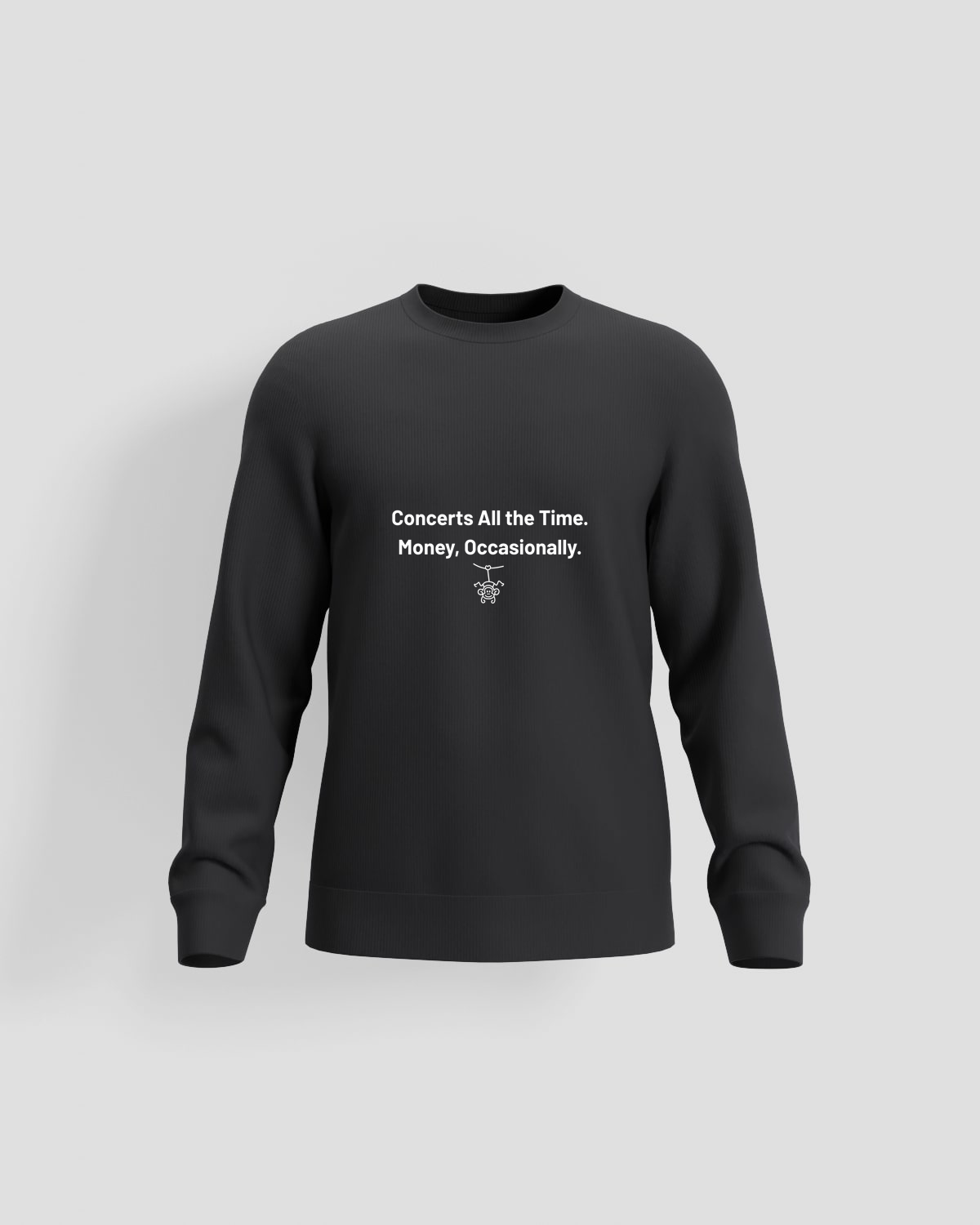 SWEATSHIRT Clock Quote Design