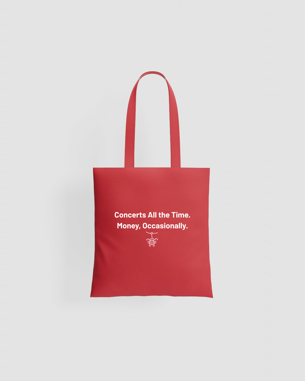 Tote Bag Clock Quote Graphic