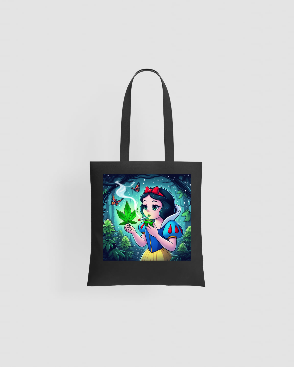 Tote bag, customizable, 100% cotton, unisex, Black