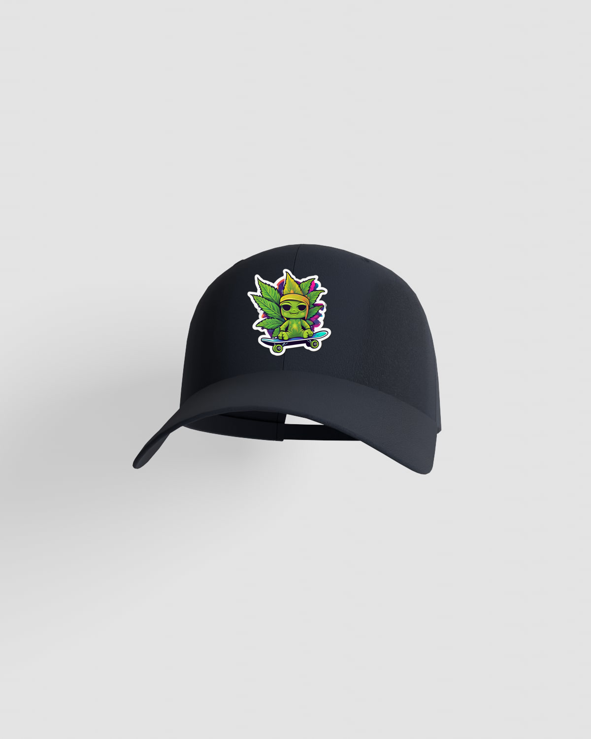 Green Cannabis Skate CAPS 0