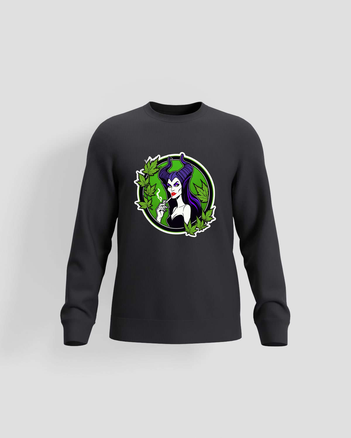 Green Cannabis Queen Sweatshirt