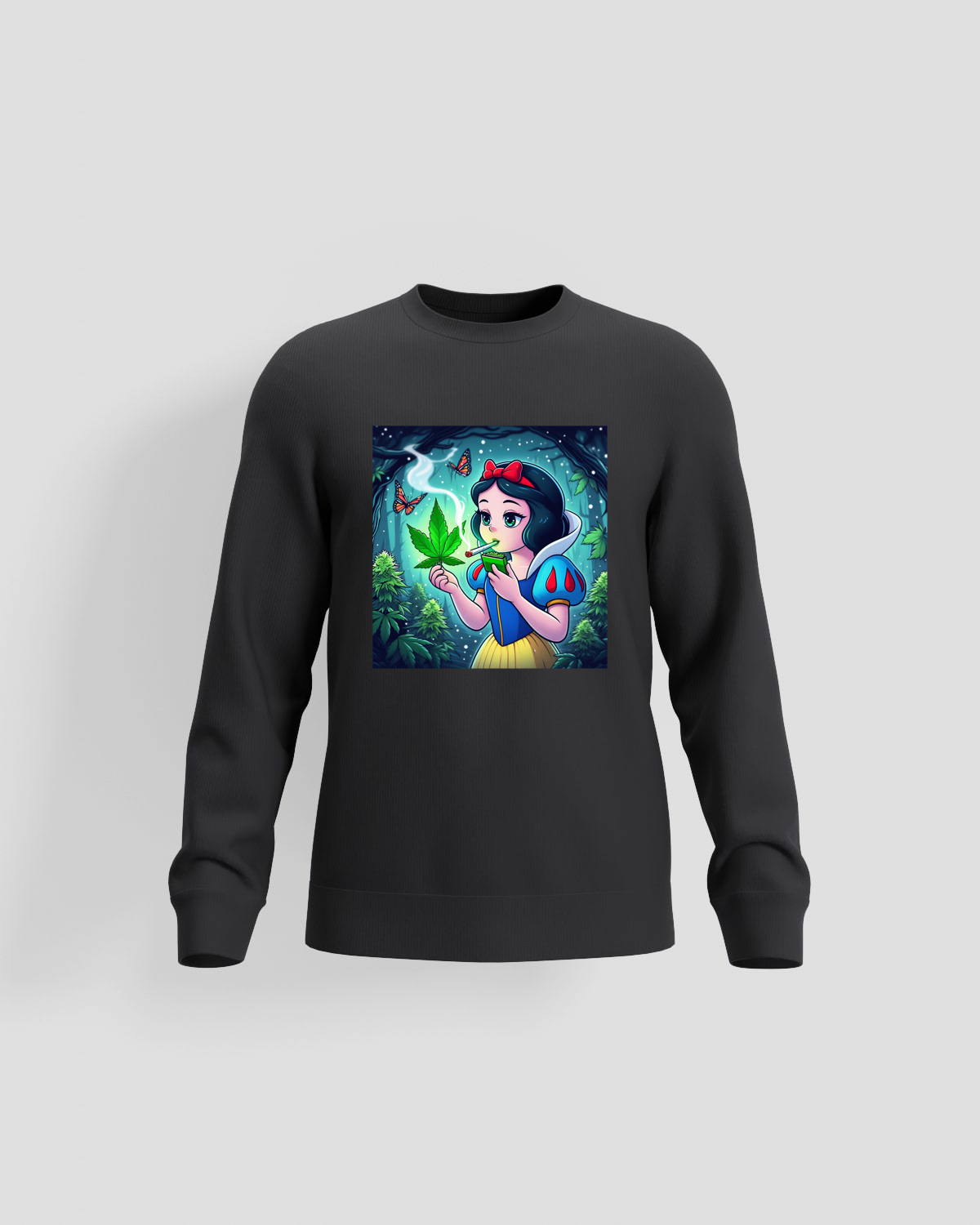 Hoodie, customizable, 80% cotton, Black