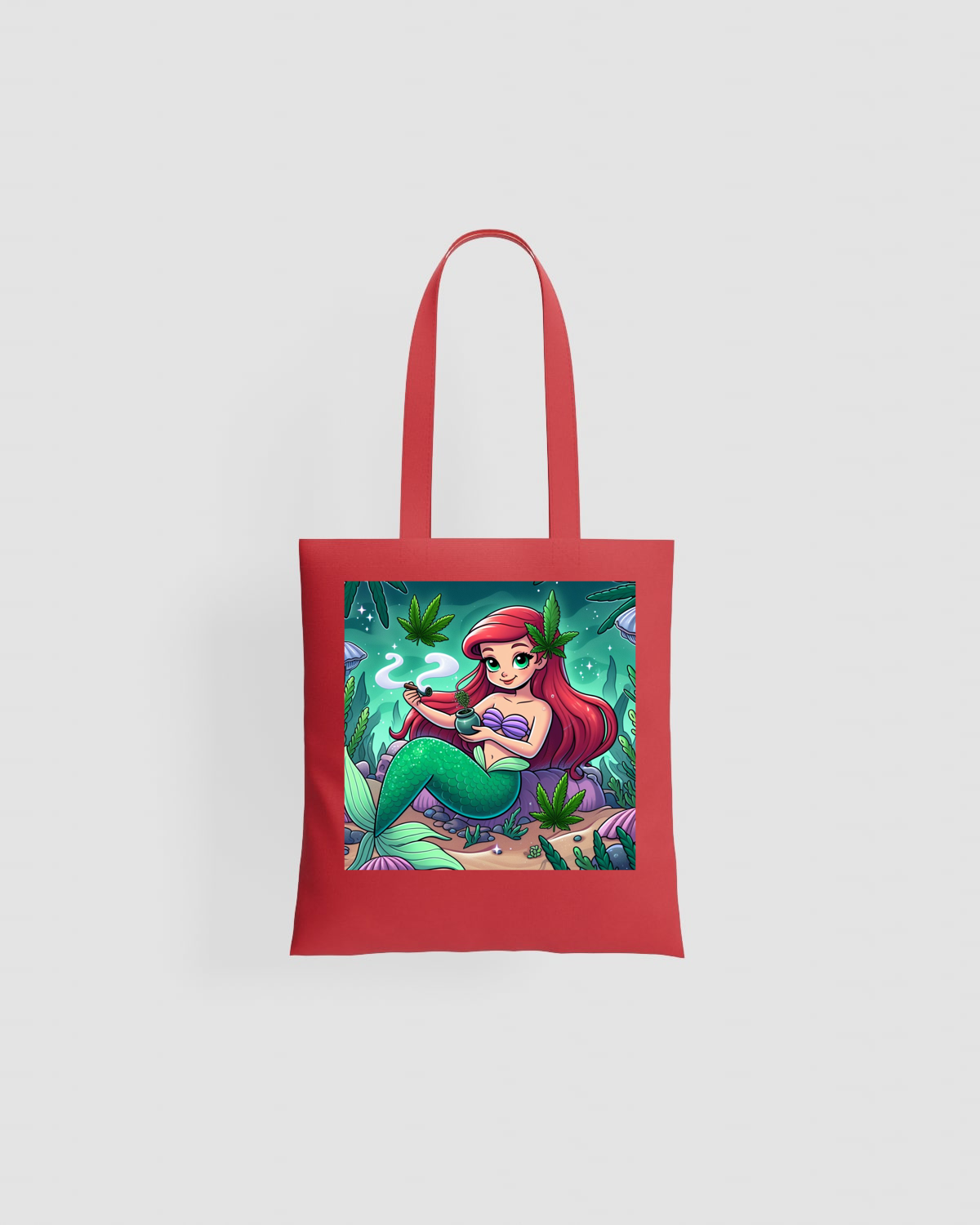 Tote bag, customizable, 100% cotton, unisex, Red 0