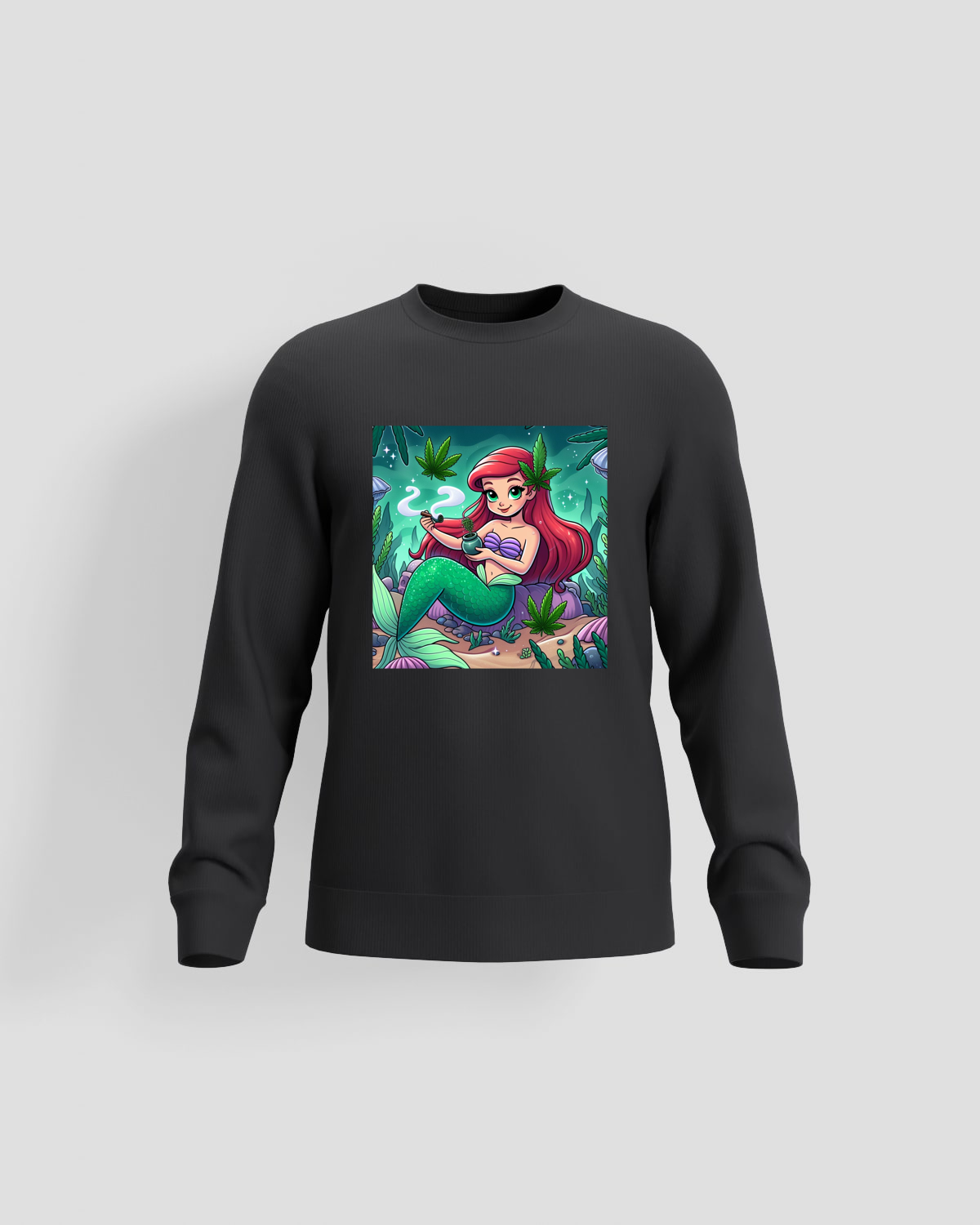 Hoodie, customizable, 80% cotton, Black