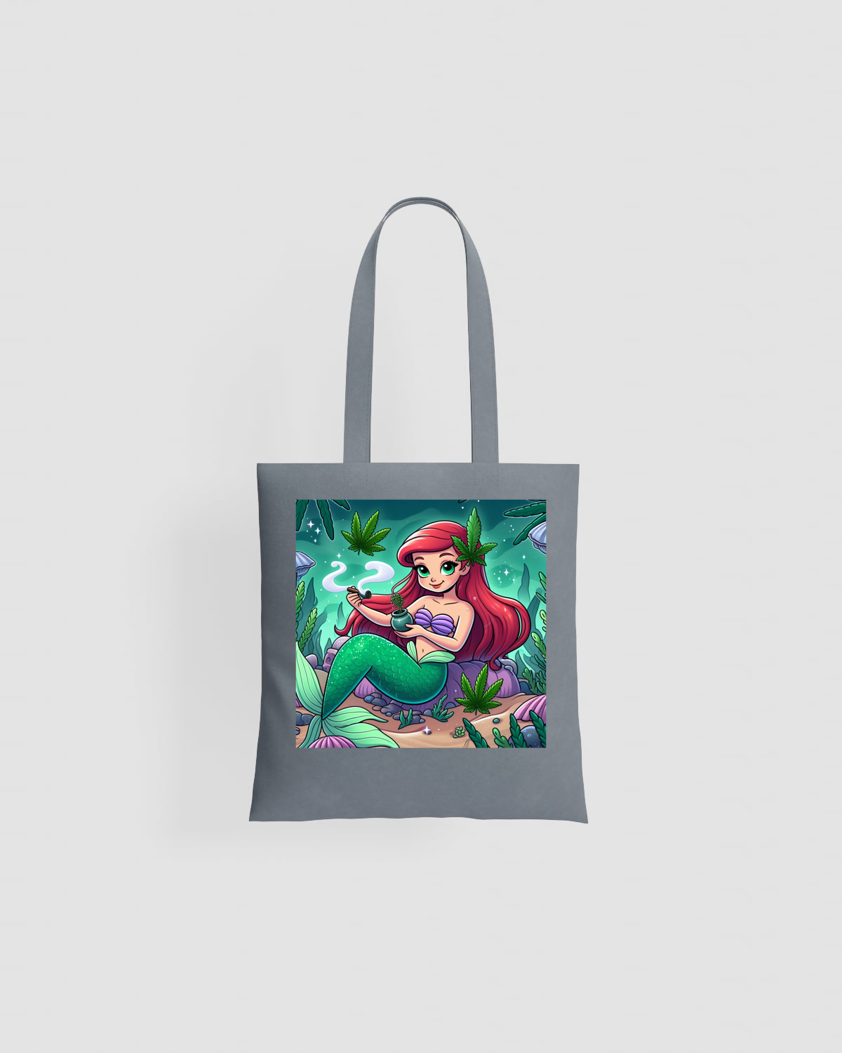 Tote bag, customizable, 100% cotton, unisex, Grey