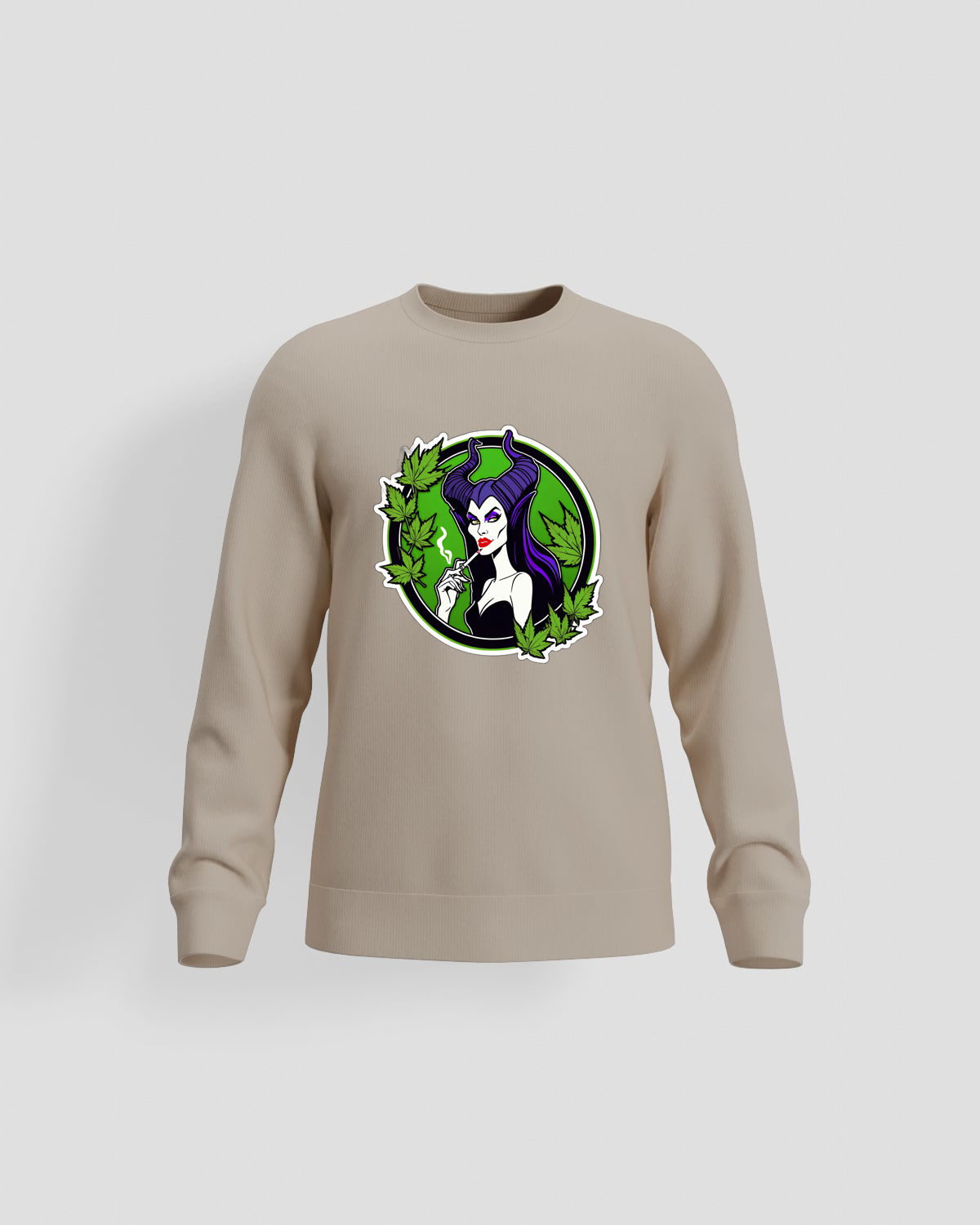 Green Sweatshirt: Cannabis Queen 0