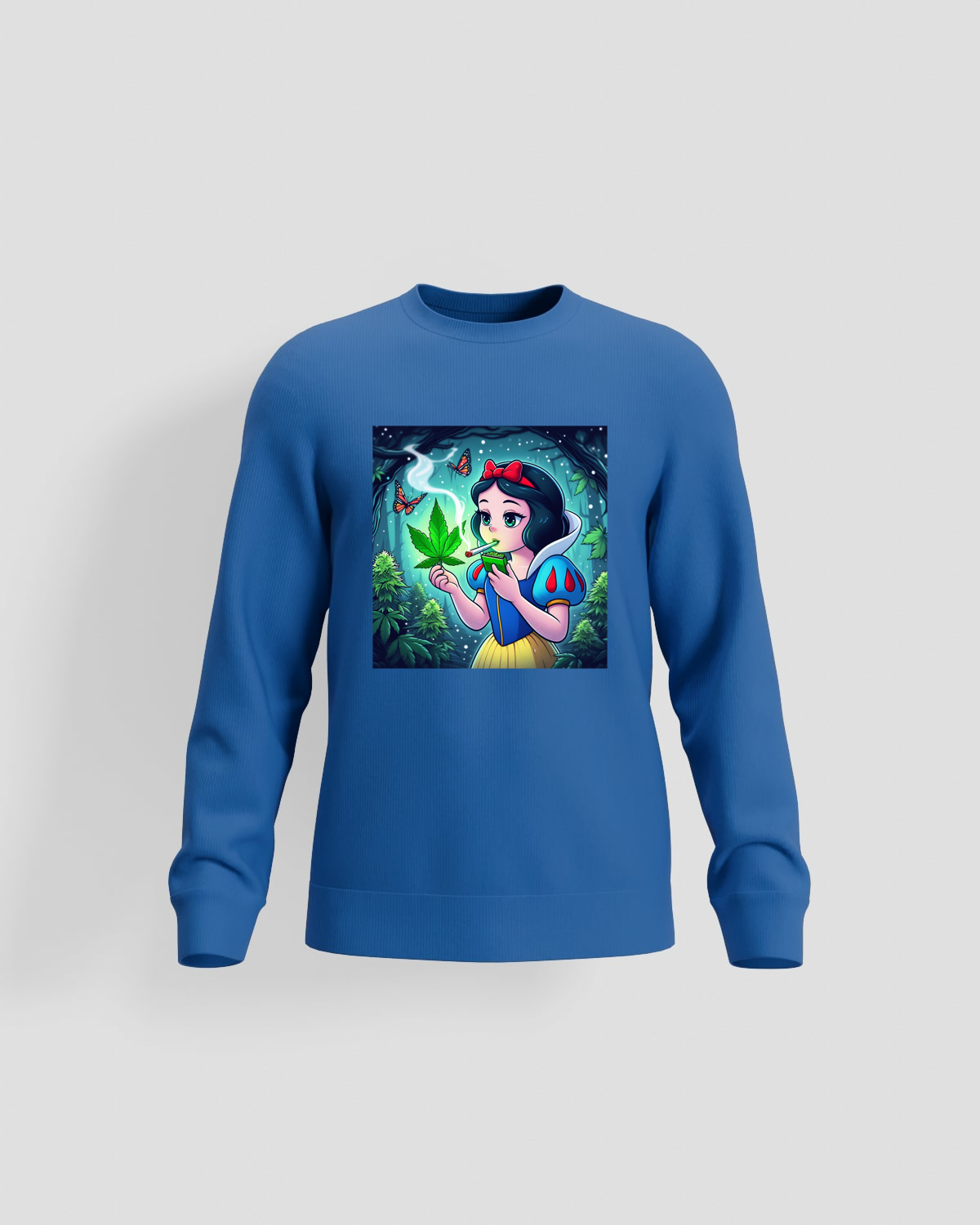 Hoodie, customizable, 80% cotton, Blue 0