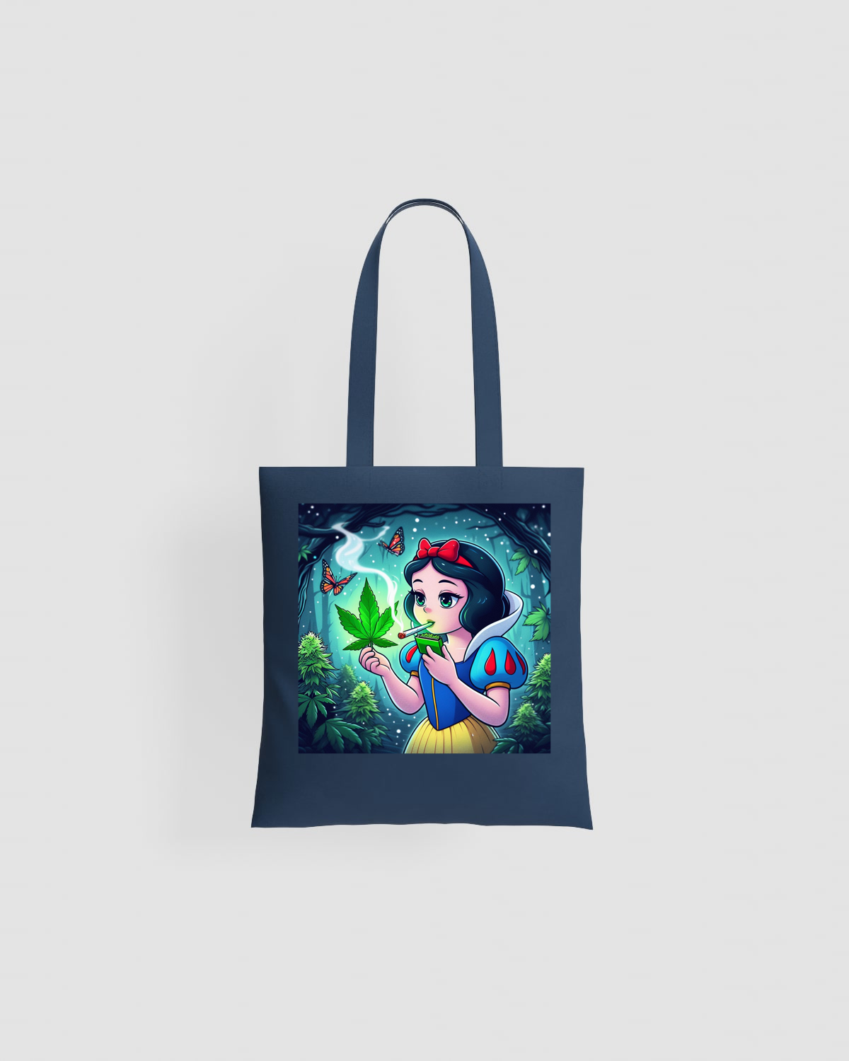 Tote bag, customizable, 100% cotton, unisex, Blue