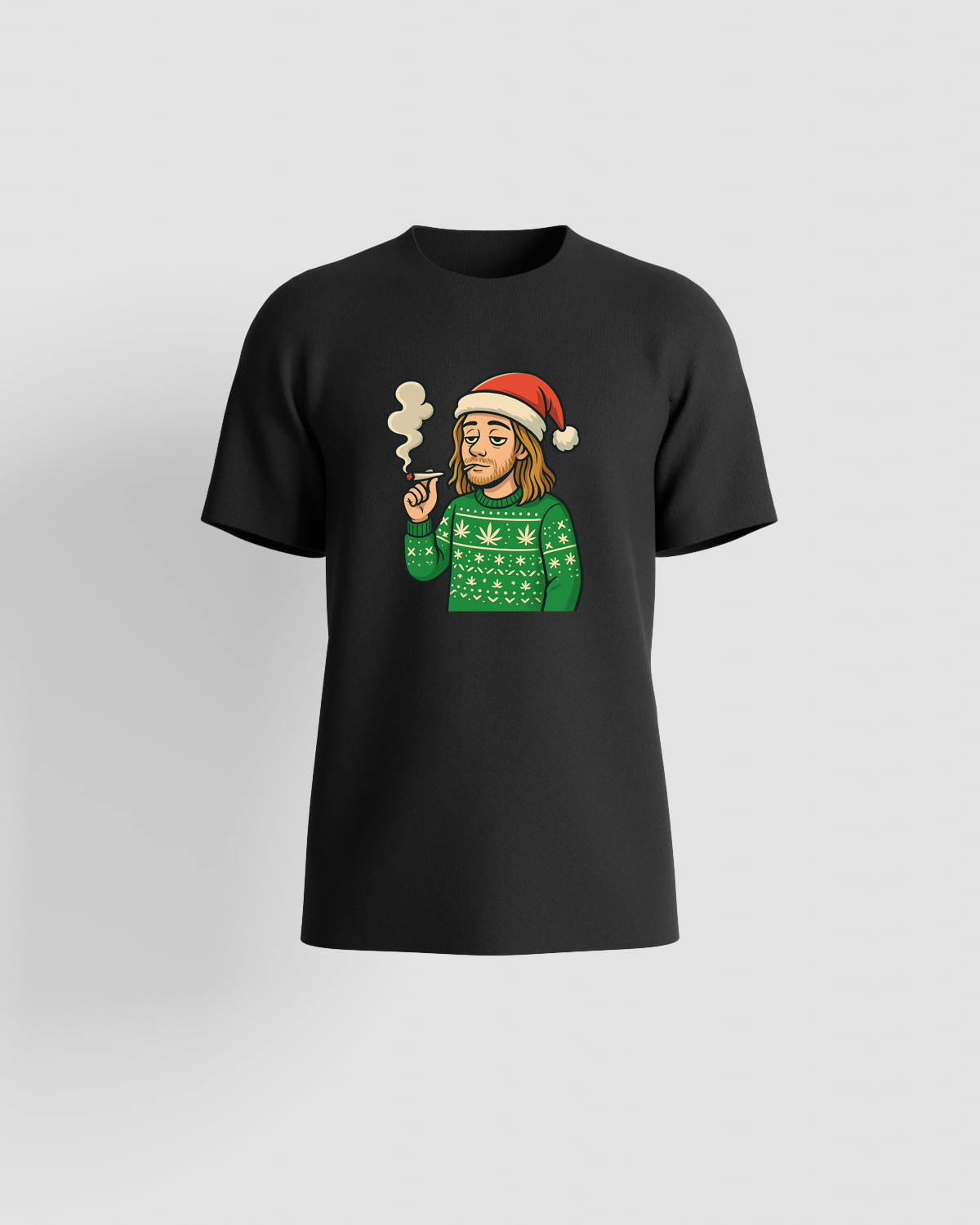 T-SHIRTS: Bearded Santa Smokes Holiday

 0