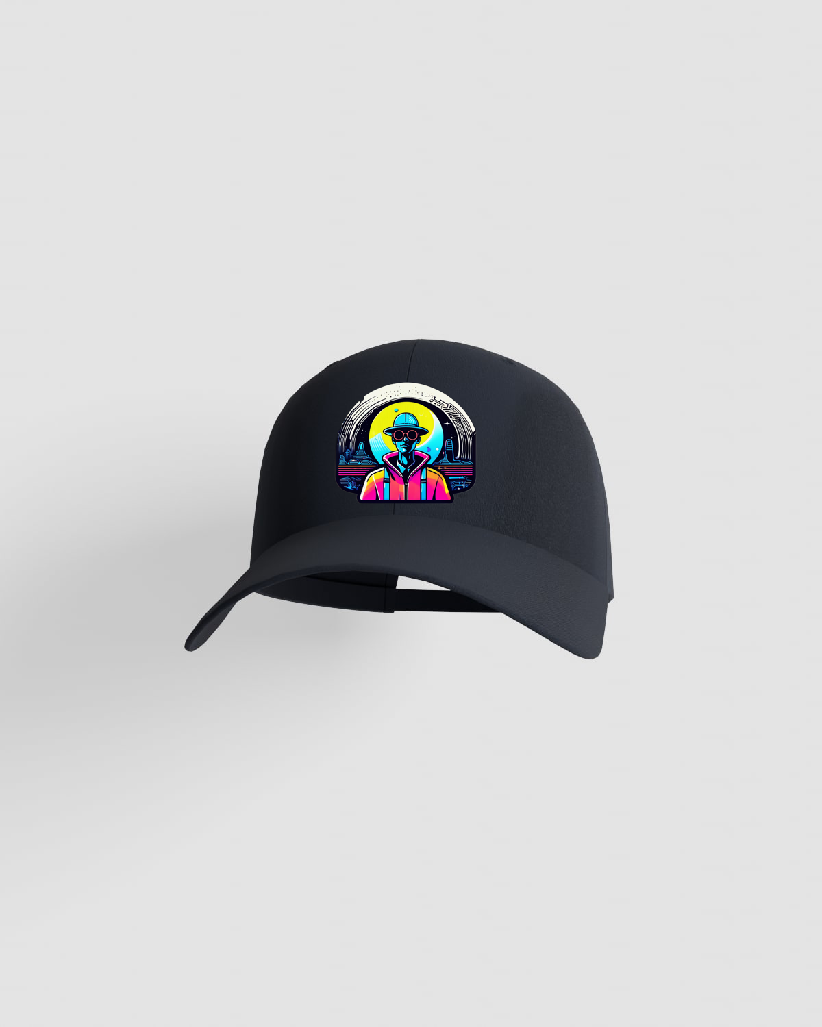 Cap, customizable, 100% cotton, unisex, Navy