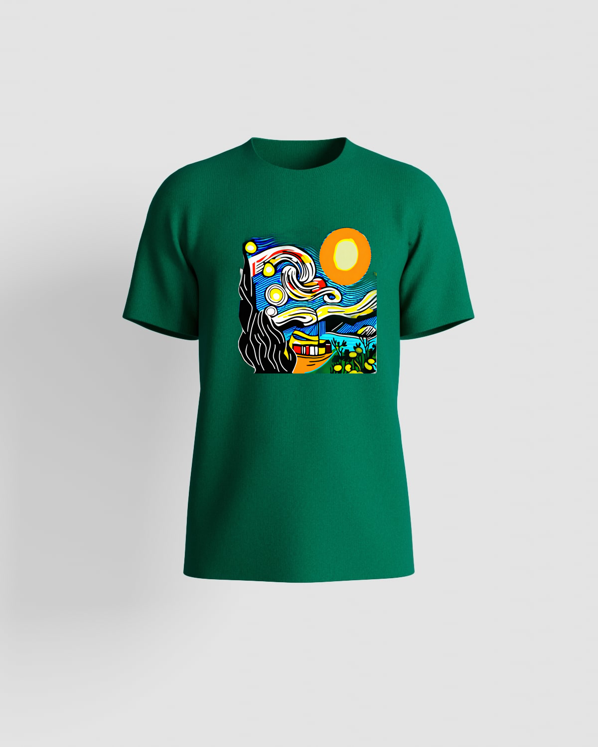 T-shirt, customizable, 100% cotton, unisex, Green