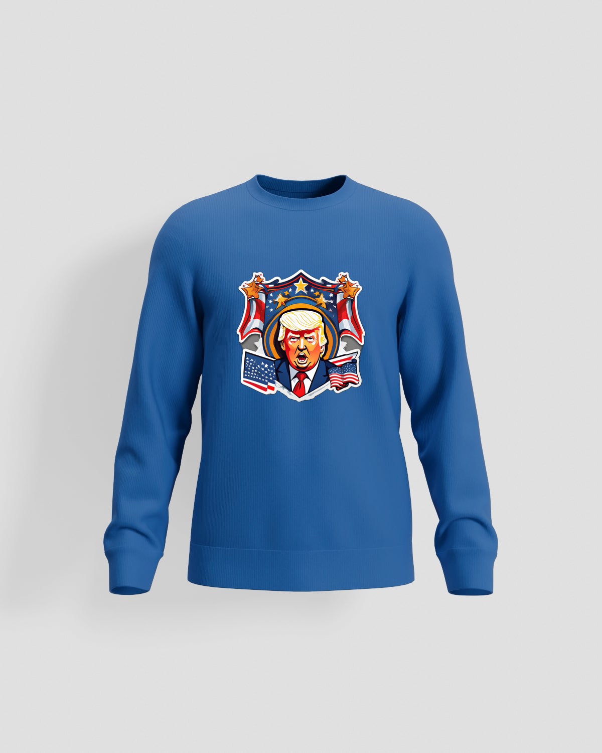 Hoodie, customizable, 80% cotton, Blue