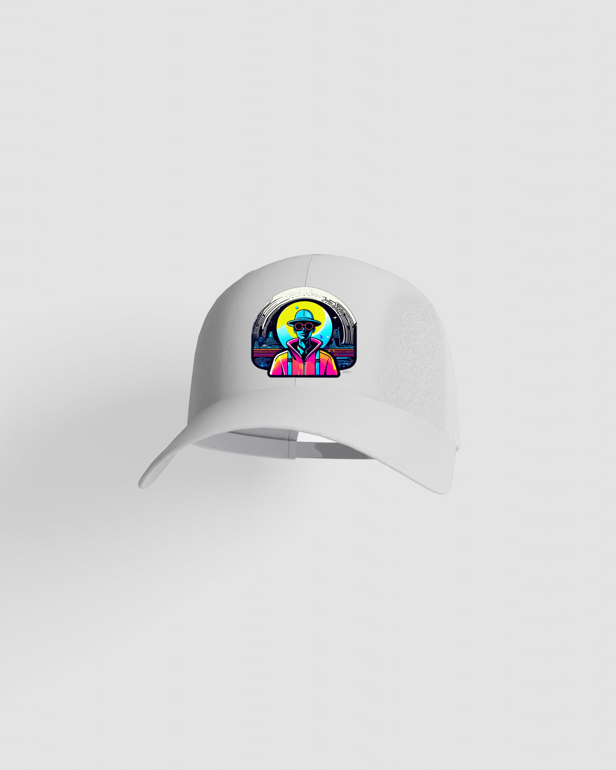 Cap, customizable, 100% cotton, unisex, White 0