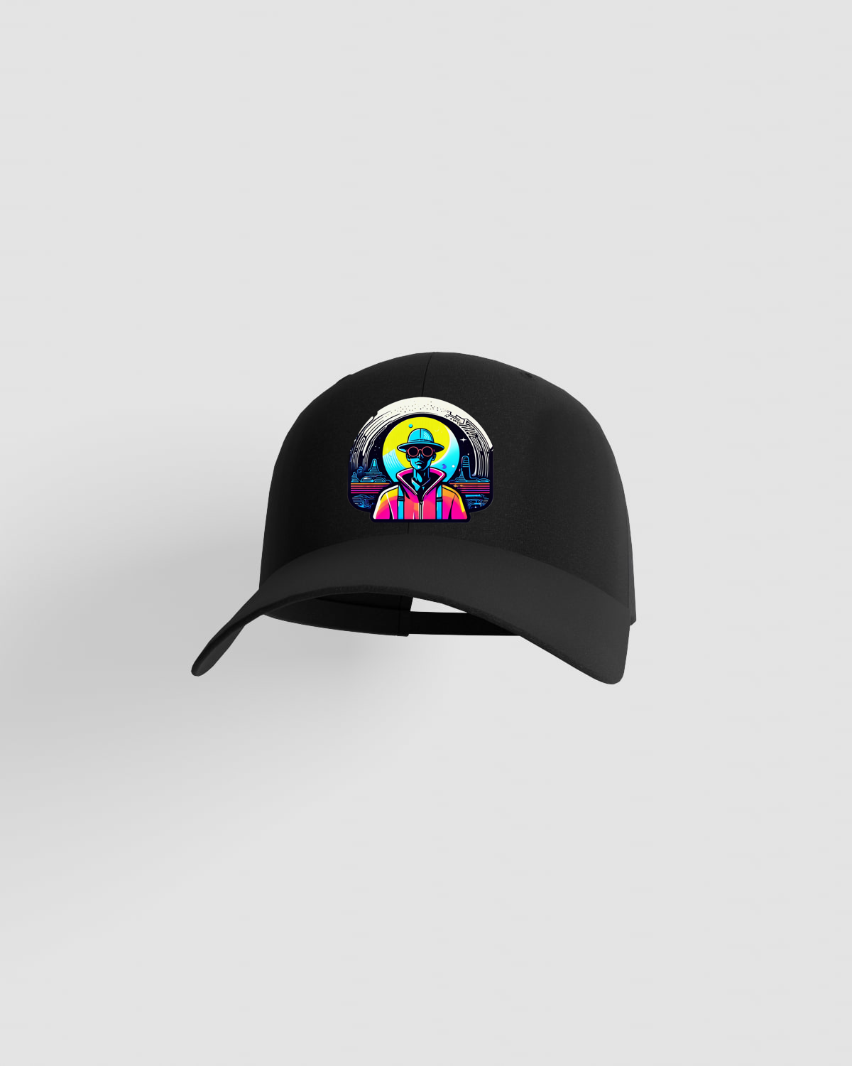Cap, customizable, 100% cotton, unisex, Black 0