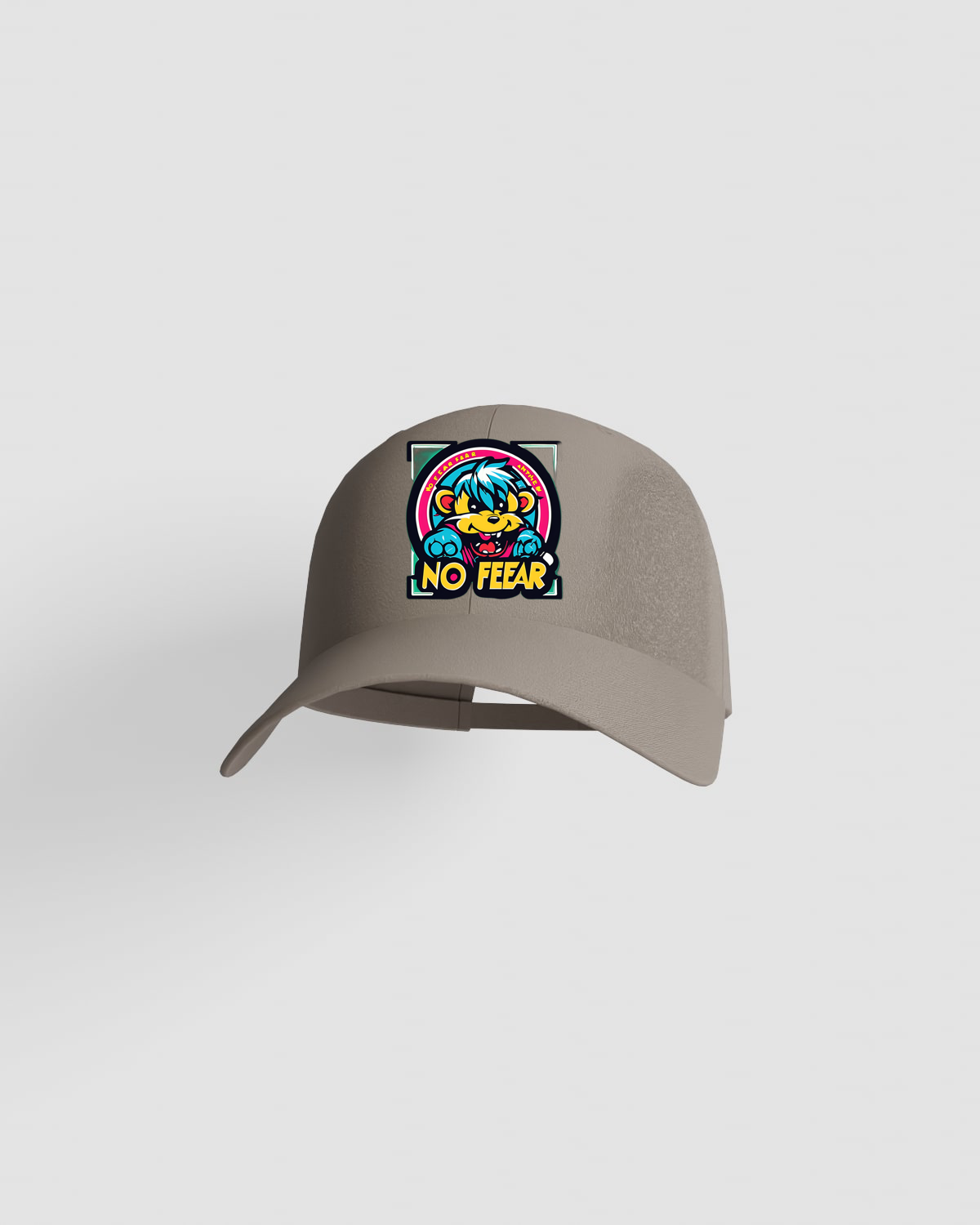 Cap, customizable, 100% cotton, unisex, Kaki