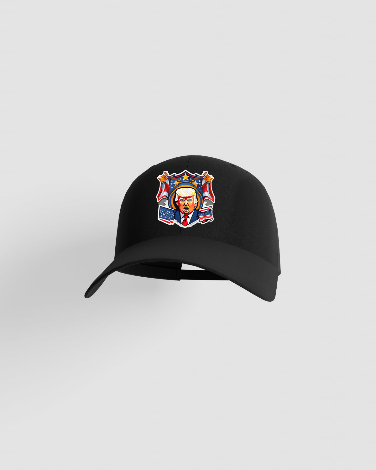 Cap, customizable, 100% cotton, unisex, Black