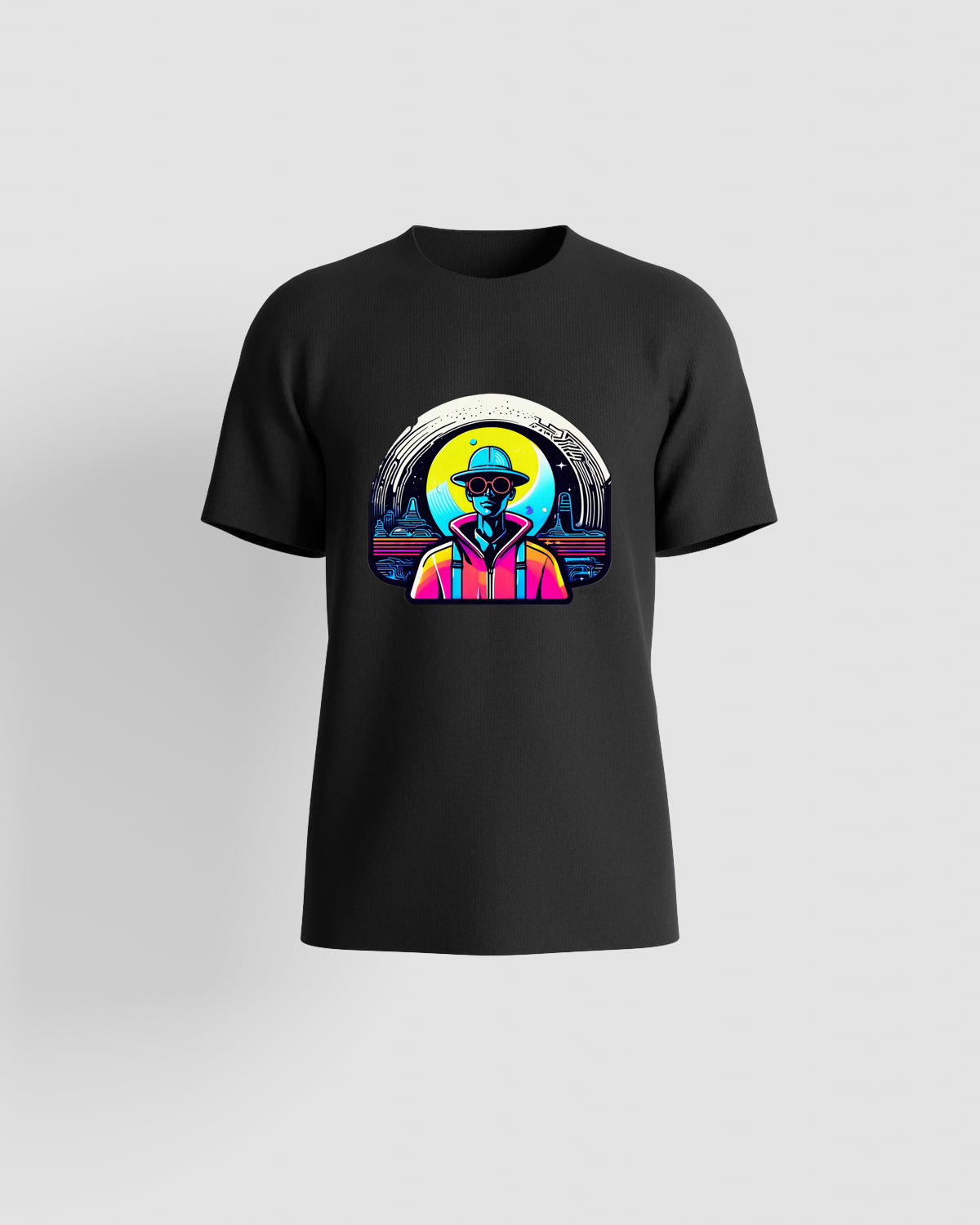 T-shirt, customizable, 100% cotton, unisex, Black 0