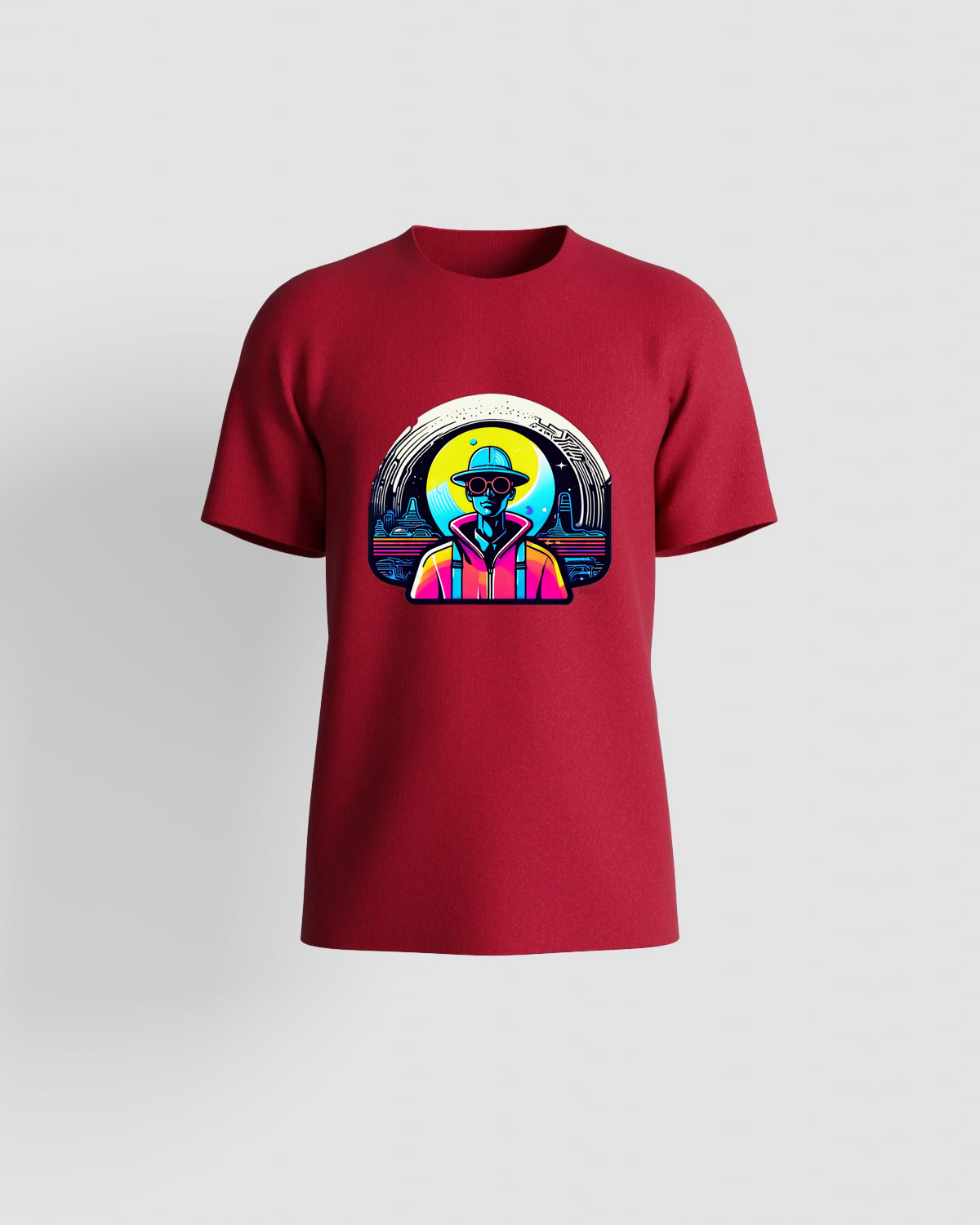 T-shirt, customizable, 100% cotton, unisex, Red
