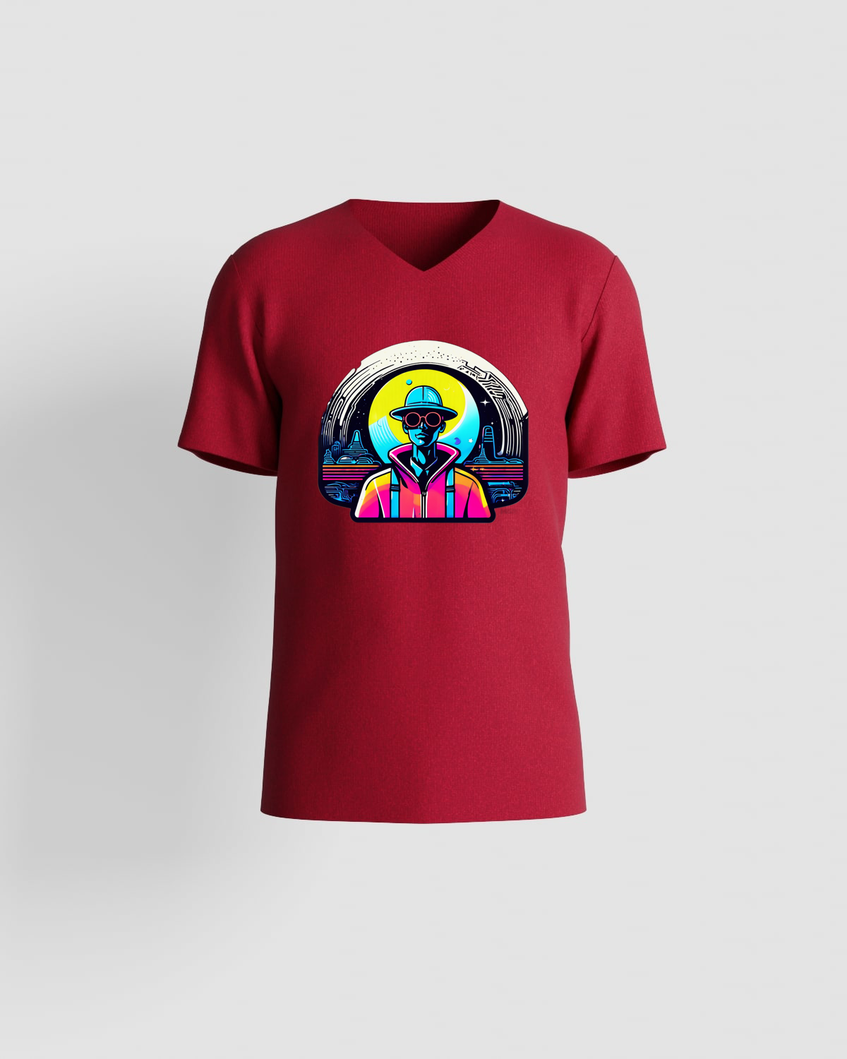 T-shirt, customizable, 100% cotton, unisex, Red