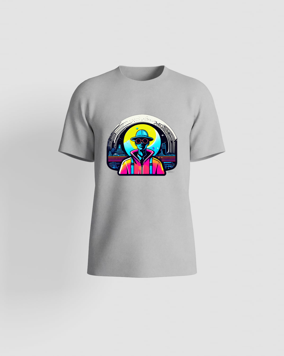 T-shirt, customizable, 100% cotton, unisex, Grey
