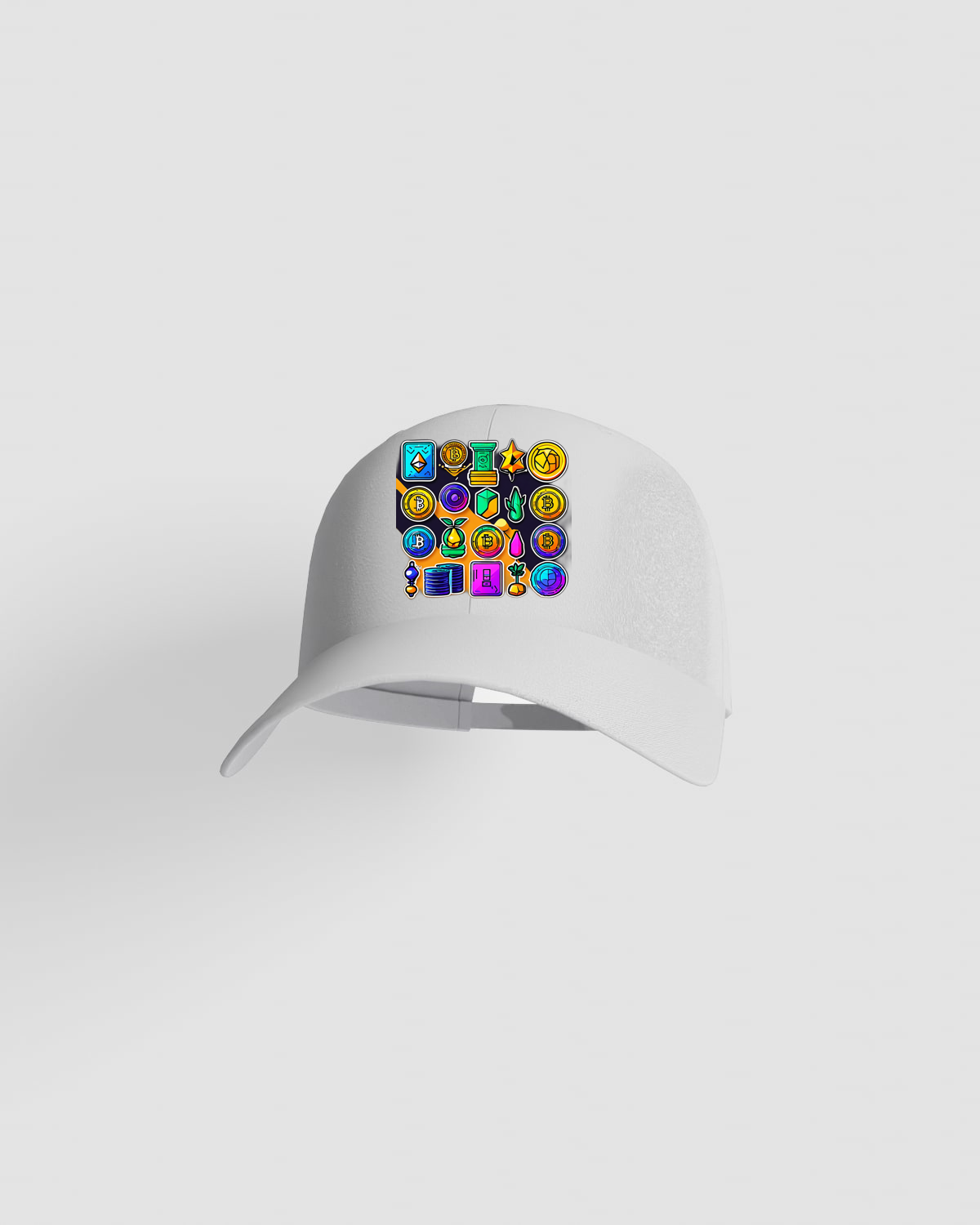 Cap, customizable, 100% cotton, unisex, White