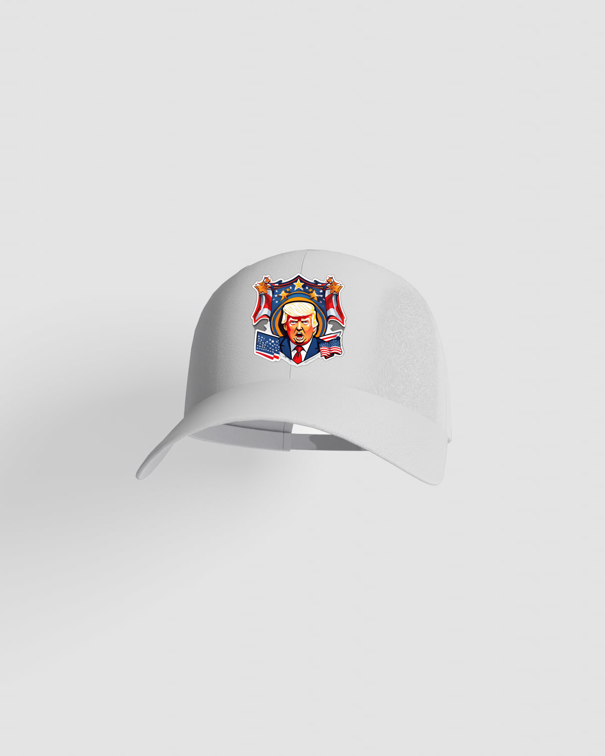 Cap, customizable, 100% cotton, unisex, White