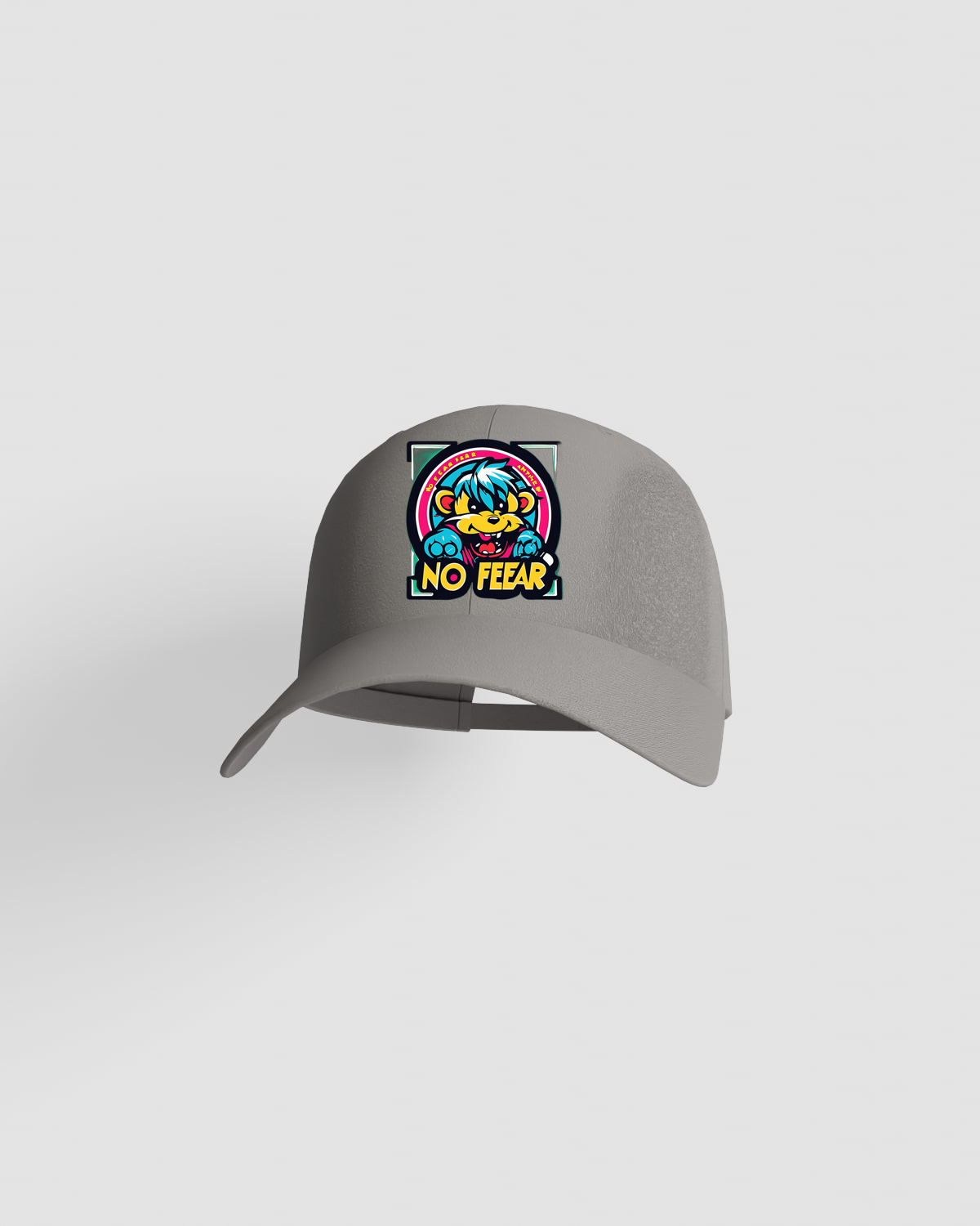 Cap, customizable, 100% cotton, unisex, Grey