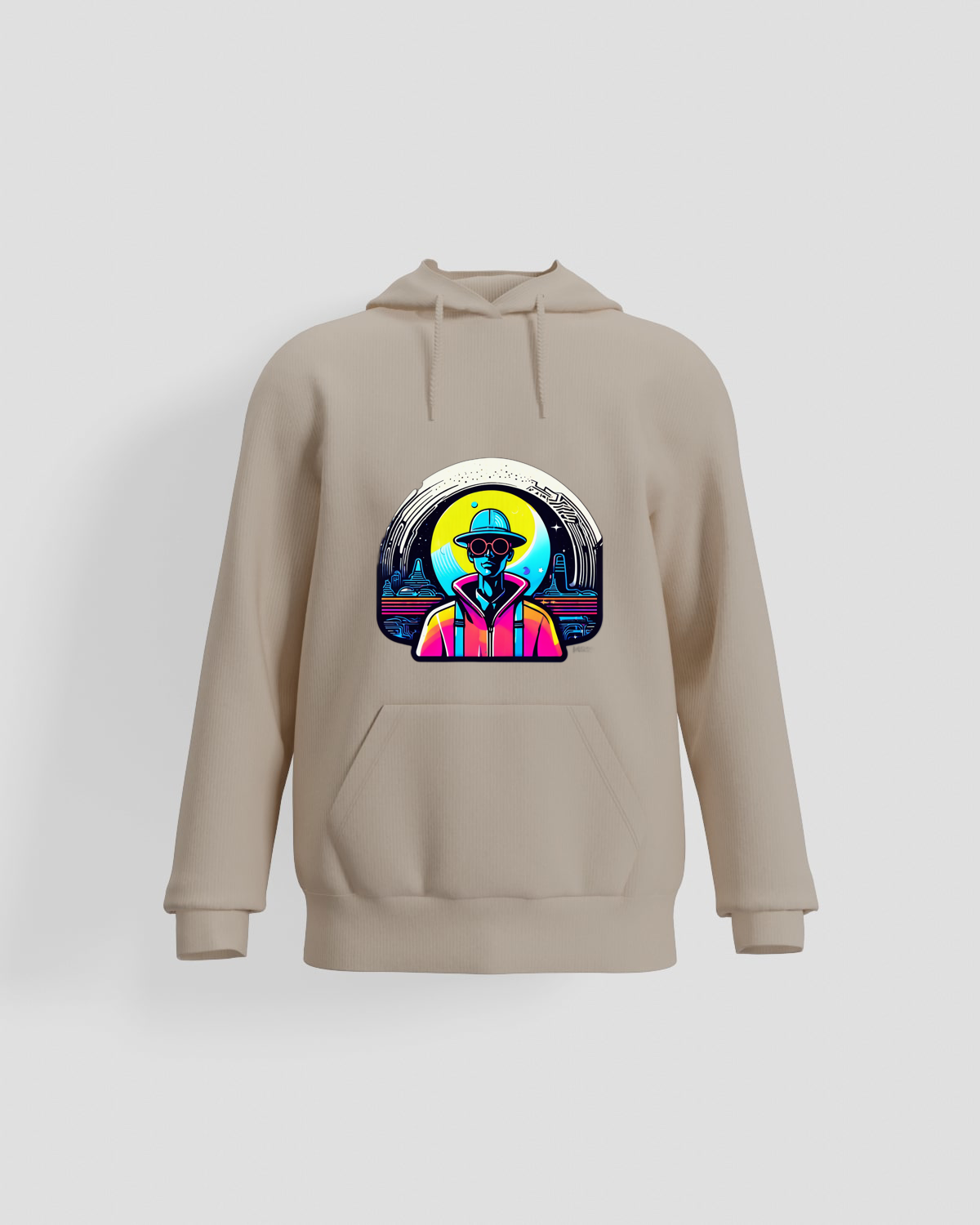 Hoodie, customizable, 80% cotton, 