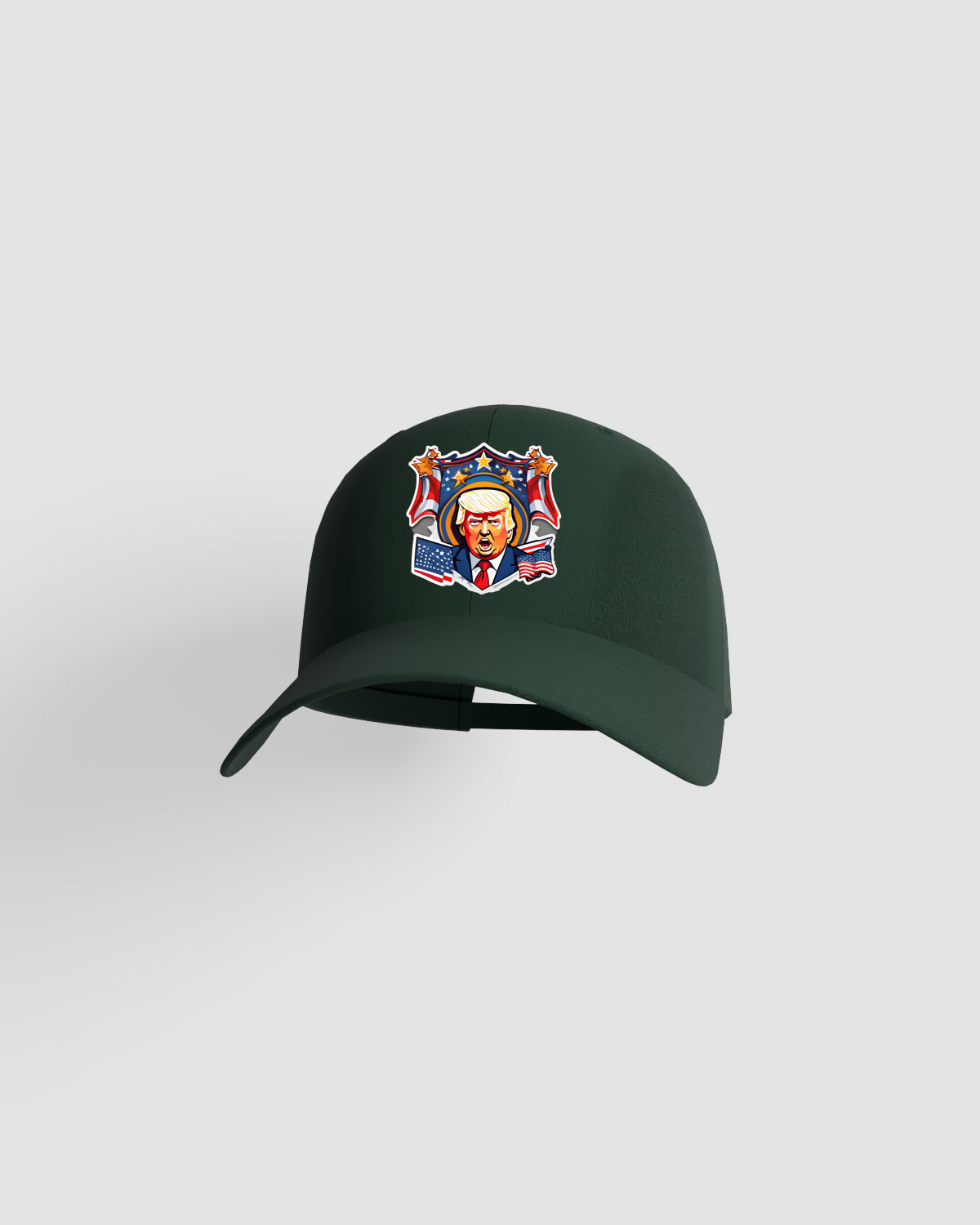 Cap, customizable, 100% cotton, unisex, Green
