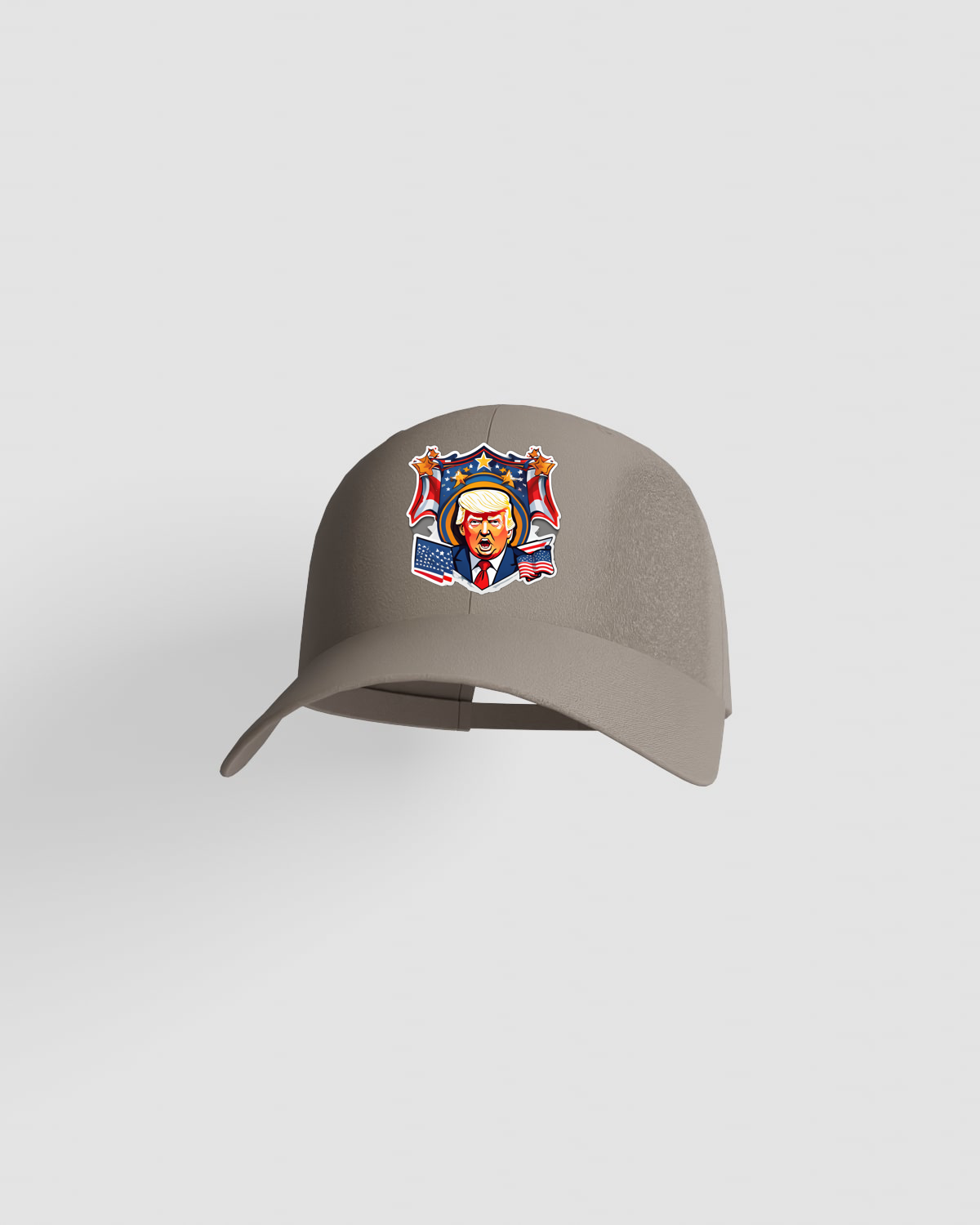 Cap, customizable, 100% cotton, unisex, Kaki