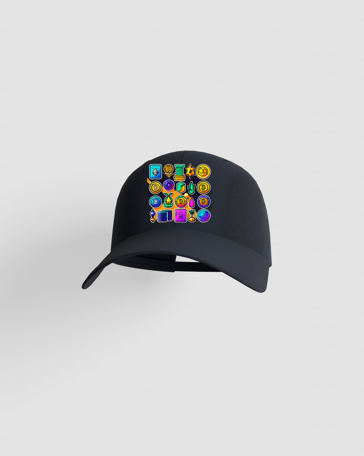 Cap, customizable, 100% cotton, unisex, Navy