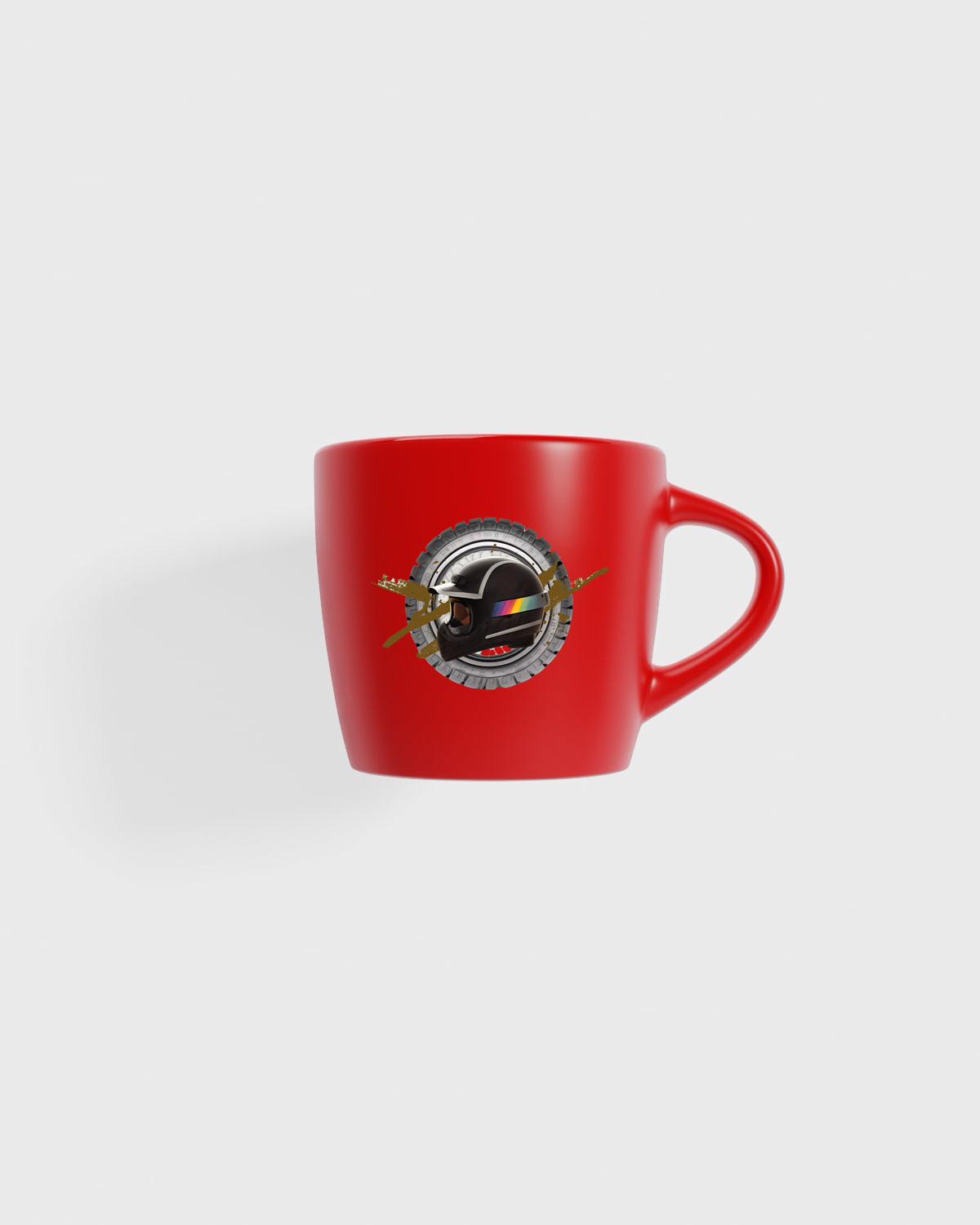 Tazza di ceramica opaca con interno lucido