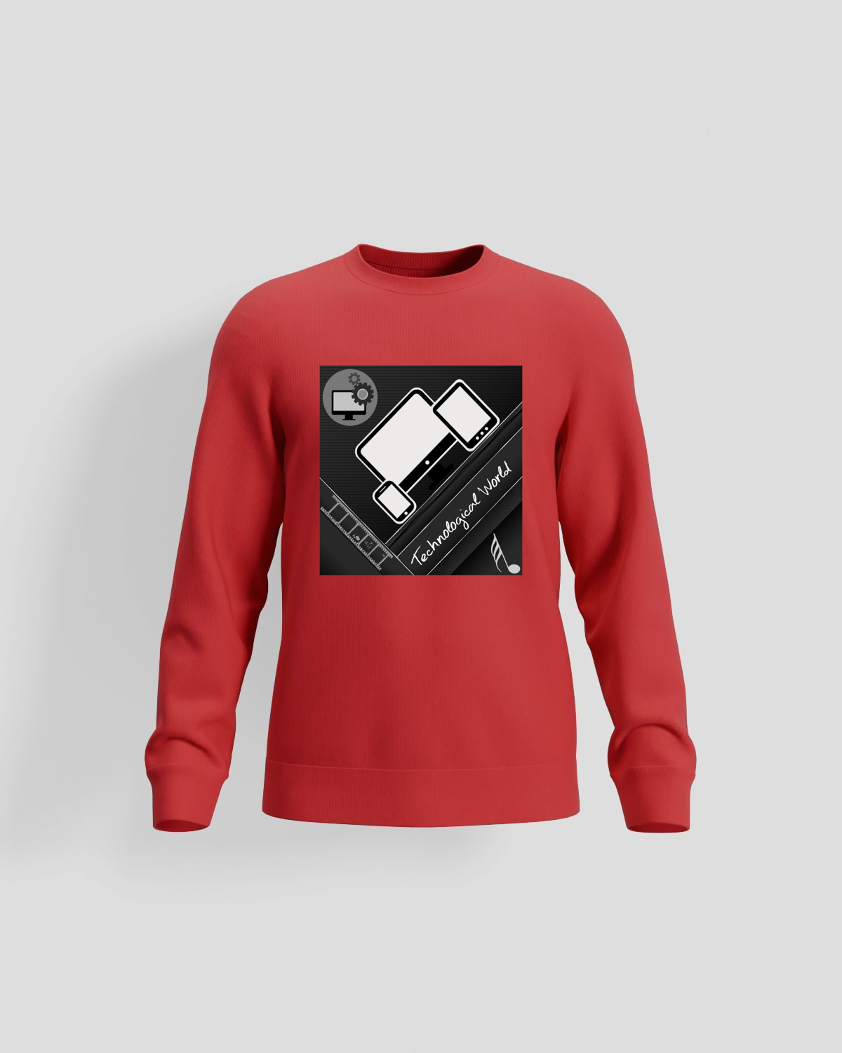 SWEATSHIRT: Design Bloc‑notes Telefonico Tech