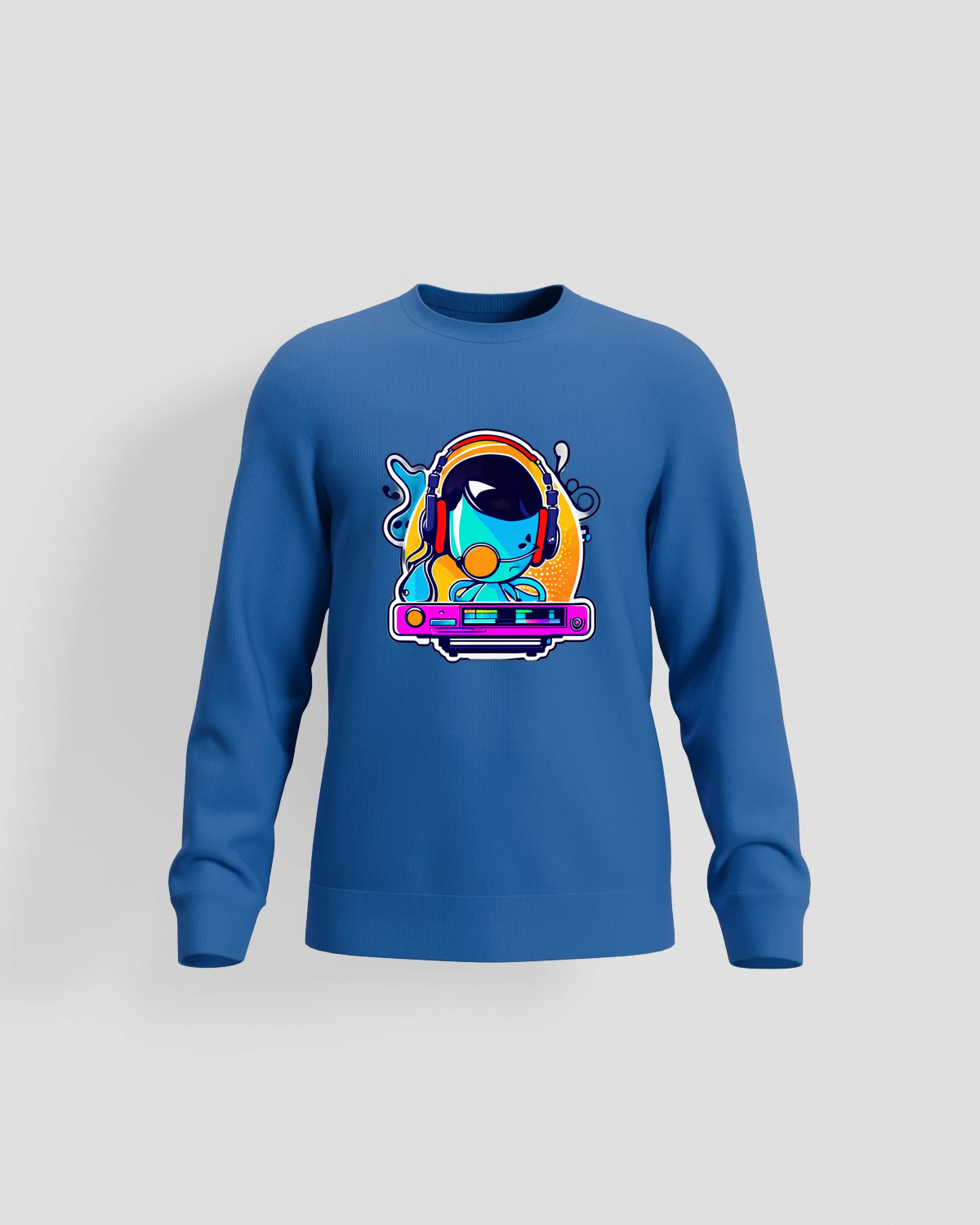 Felpa DJ Cuffie Cassette