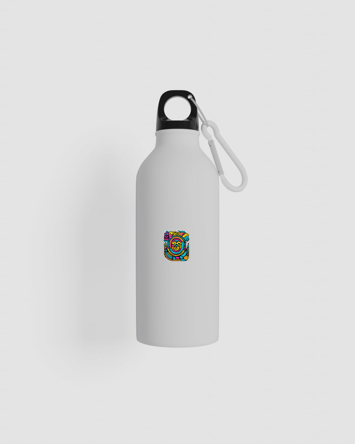 Bottiglia d’acqua con design colorato dell’Orologio Maya
