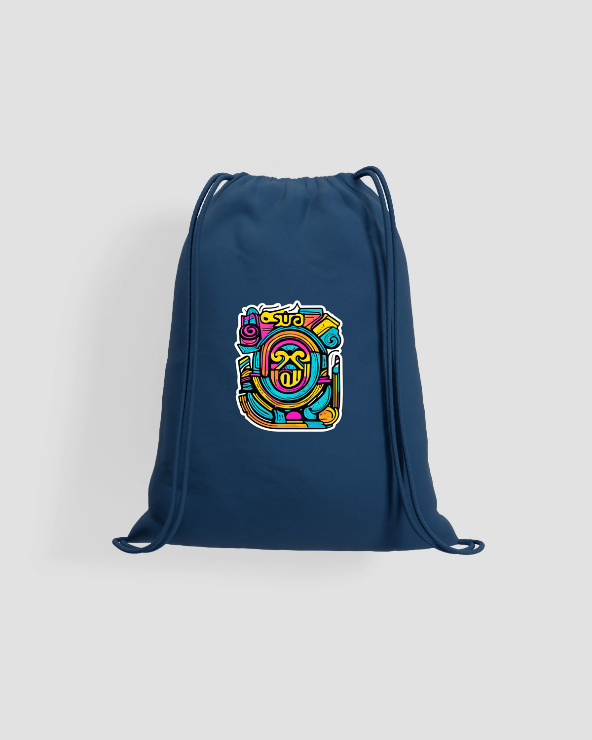 Borsa con cordoncino con orologio Maya e strumenti
