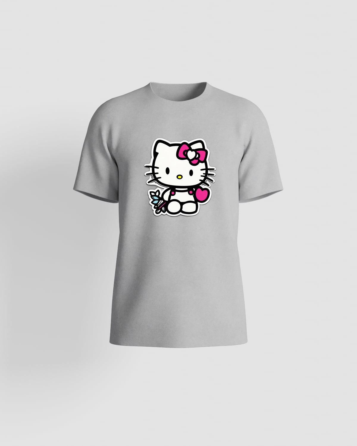 Maglietta Hello Kitty con grafica di farfalla